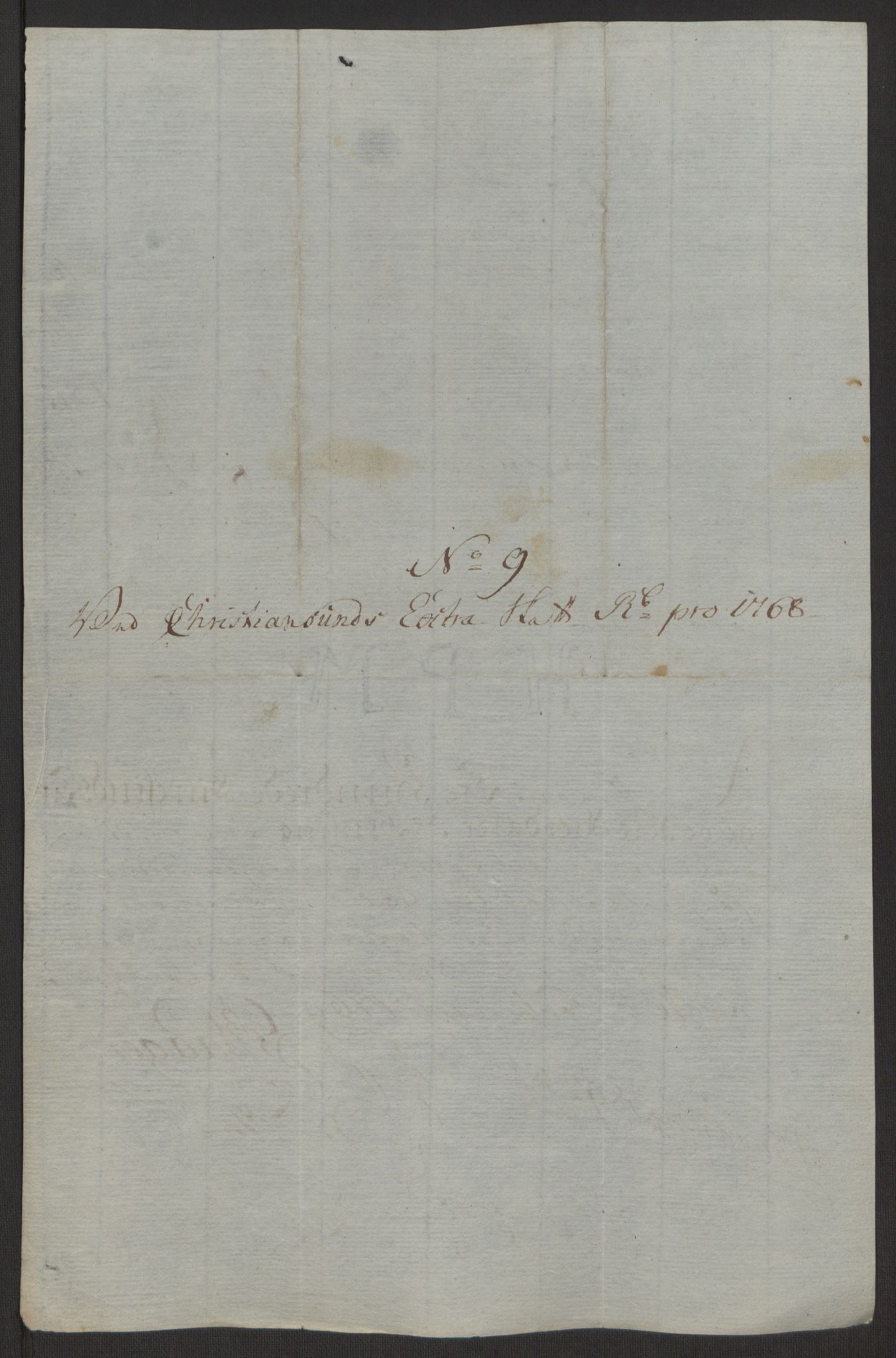 Rentekammeret inntil 1814, Reviderte regnskaper, Byregnskaper, RA/EA-4066/R/Rr/L0495/0004: [R1] Kontribusjonsregnskap / Ekstraskatt, 1762-1772, s. 200
