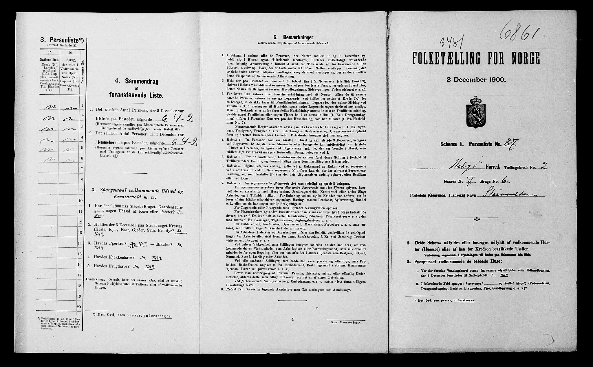 SATØ, Folketelling 1900 for 1935 Helgøy herred, 1900, s. 174