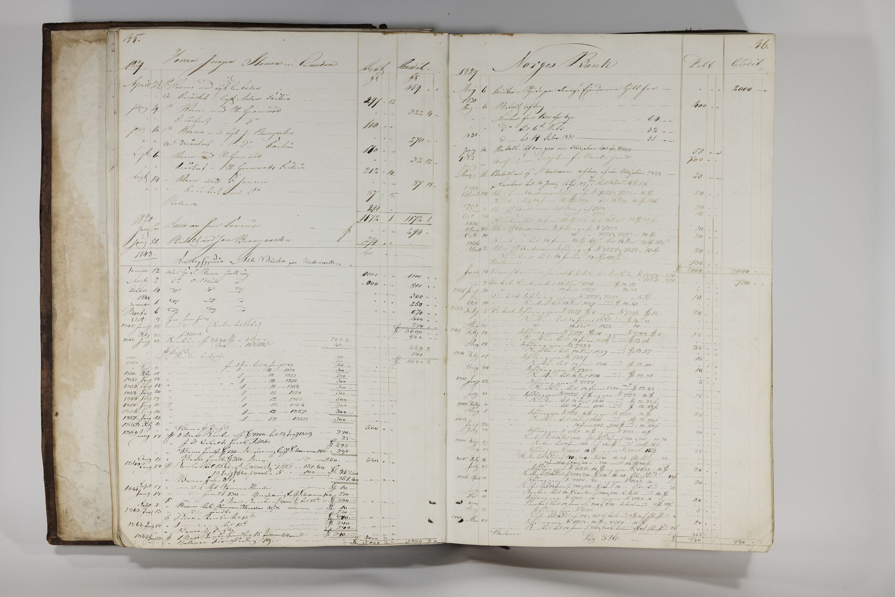 Blehr/ Kjellestad, TEMU/TGM-A-1212/R/Rl/L0001: Hovedbok, 1827-1859, s. 22