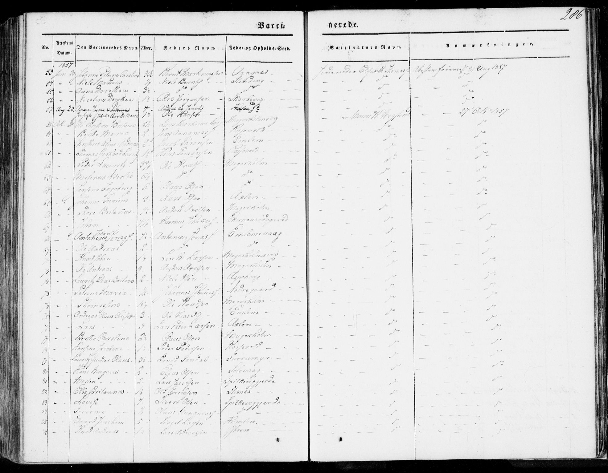 Ministerialprotokoller, klokkerbøker og fødselsregistre - Møre og Romsdal, AV/SAT-A-1454/528/L0396: Ministerialbok nr. 528A07, 1839-1847, s. 286