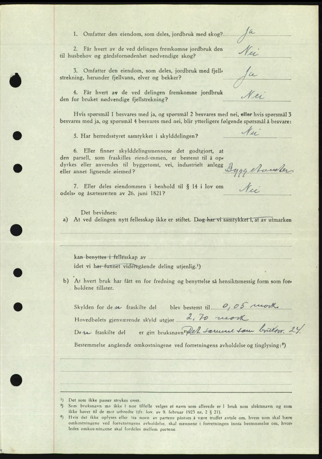 Romsdal sorenskriveri, SAT/A-4149/1/2/2C: Pantebok nr. A19, 1946-1946, Dagboknr: 244/1946