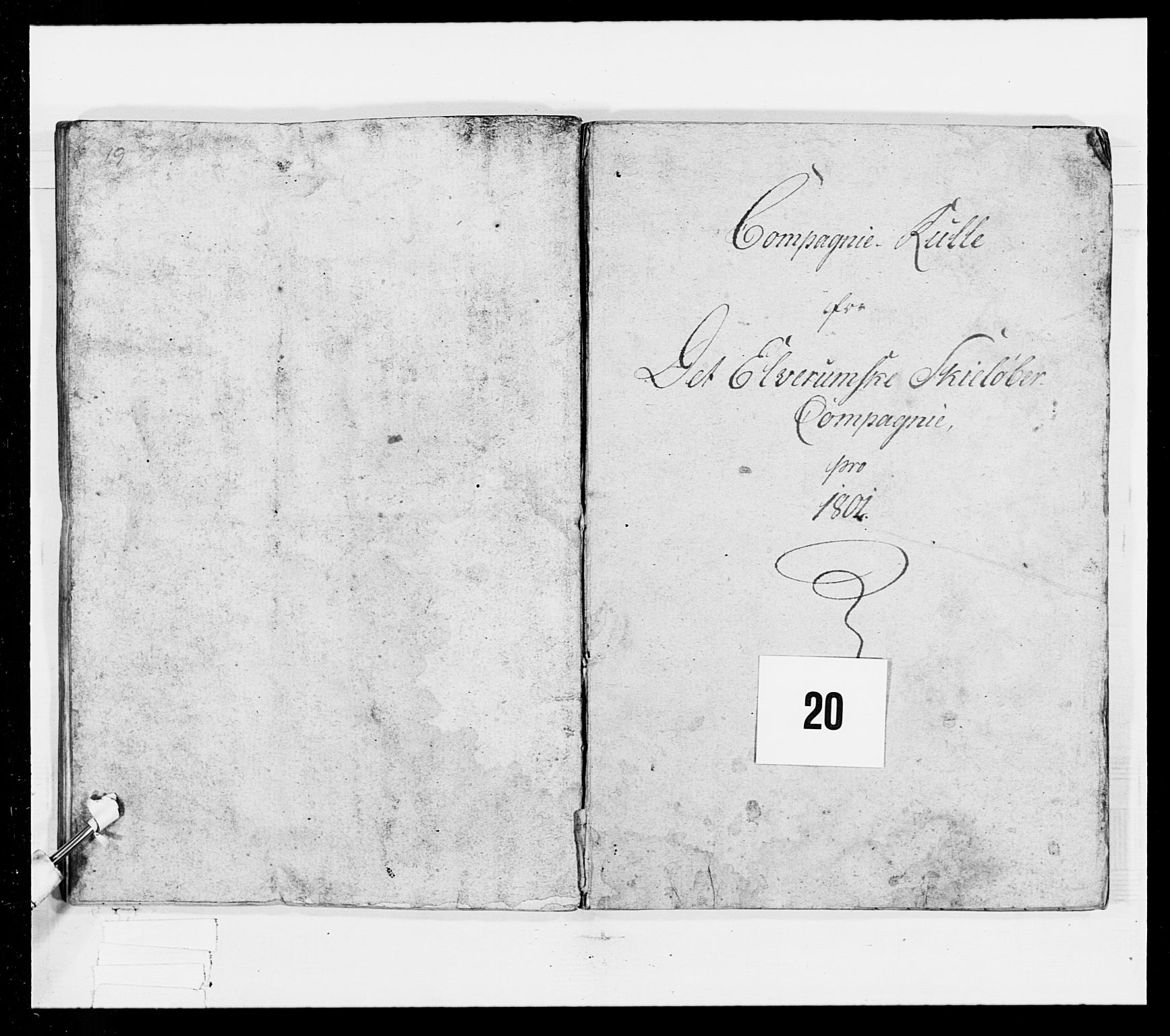Generalitets- og kommissariatskollegiet, Det kongelige norske kommissariatskollegium, AV/RA-EA-5420/E/Eh/L0025: Skiløperkompaniene, 1766-1803, s. 341