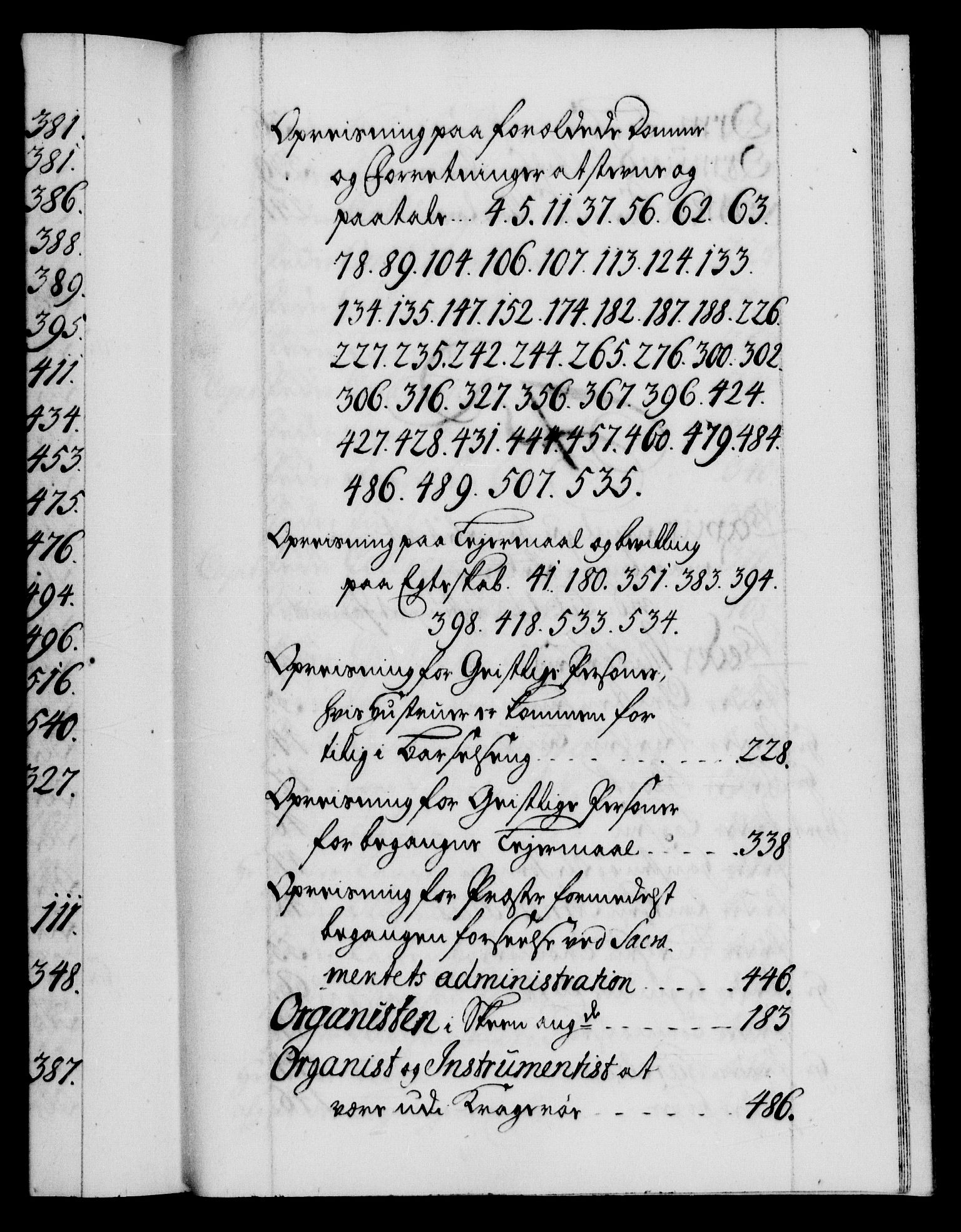 Danske Kanselli 1572-1799, RA/EA-3023/F/Fc/Fca/Fcaa/L0026: Norske registre, 1729-1730