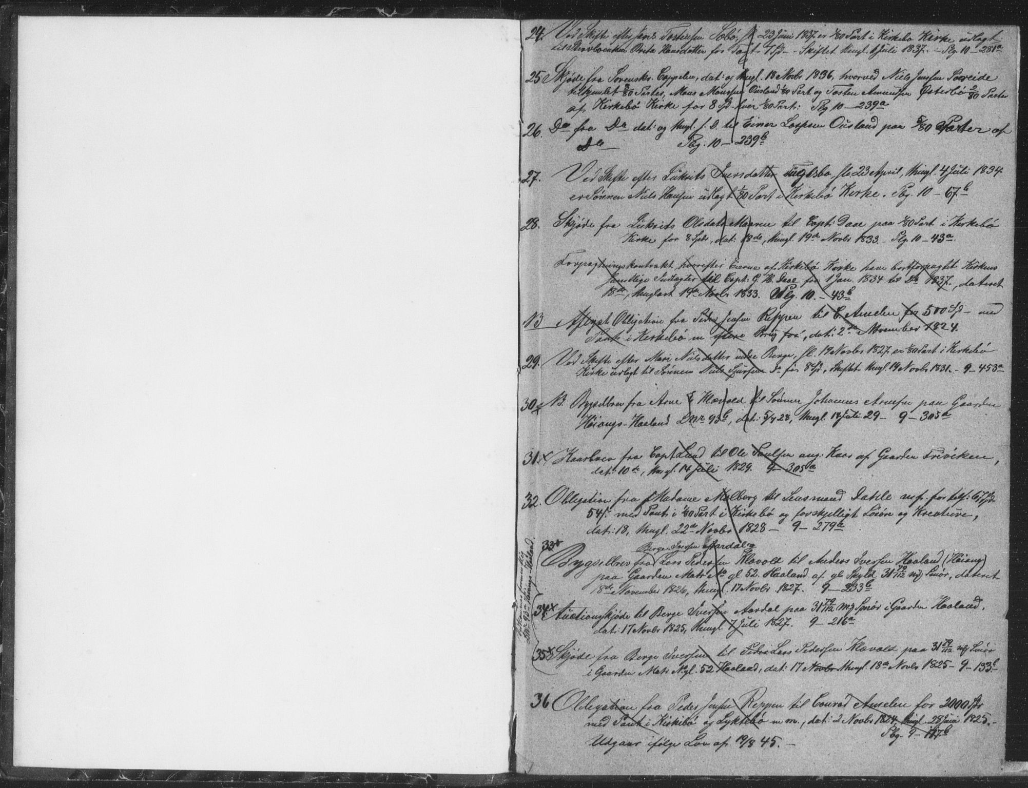 Ytre Sogn tingrett, SAB/A-2601/1/G/Gaa/L0025: Panteregister nr. II.A.a.25, 1800-1870, s. 1