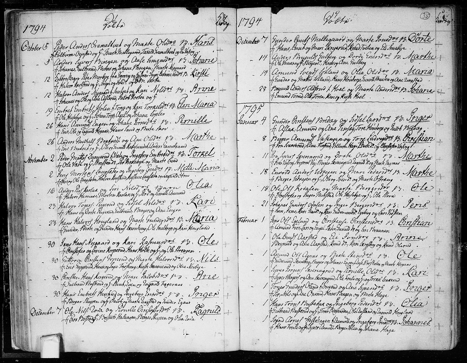 Trøgstad prestekontor Kirkebøker, AV/SAO-A-10925/F/Fa/L0005: Ministerialbok nr. I 5, 1784-1814, s. 35