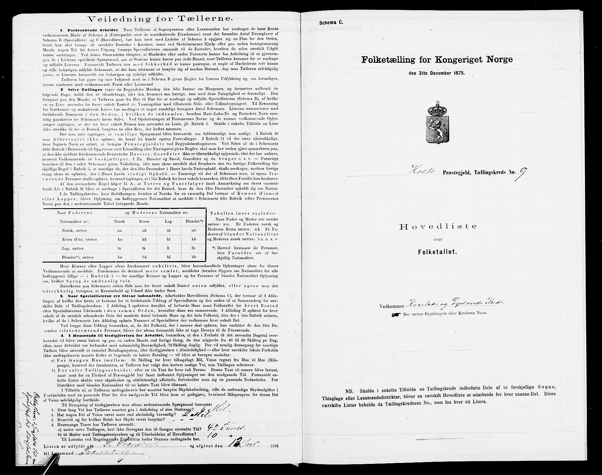 SAK, Folketelling 1875 for 0914L Holt prestegjeld, Holt sokn, 1875, s. 35