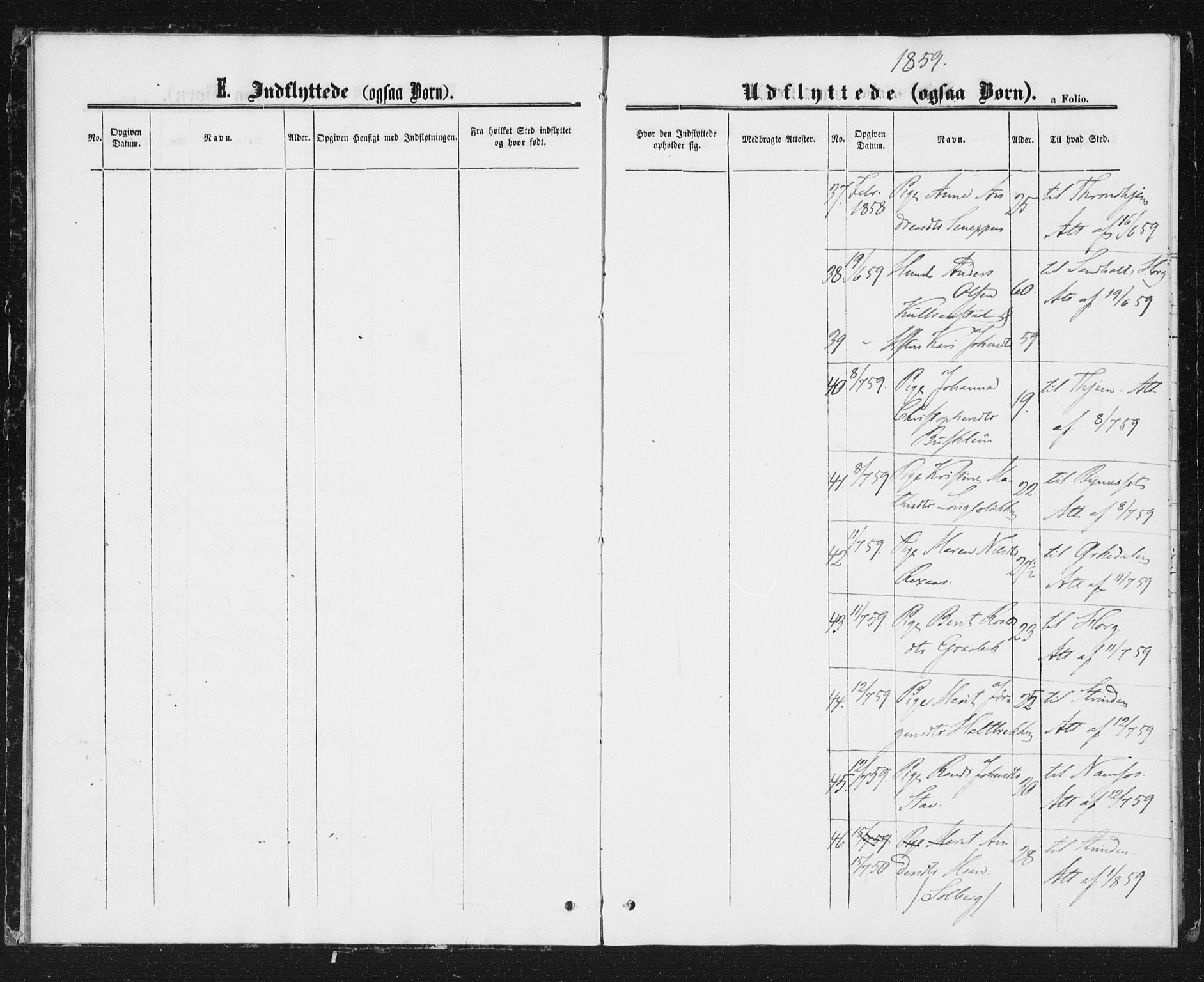 Ministerialprotokoller, klokkerbøker og fødselsregistre - Sør-Trøndelag, SAT/A-1456/691/L1078: Ministerialbok nr. 691A10, 1858-1861