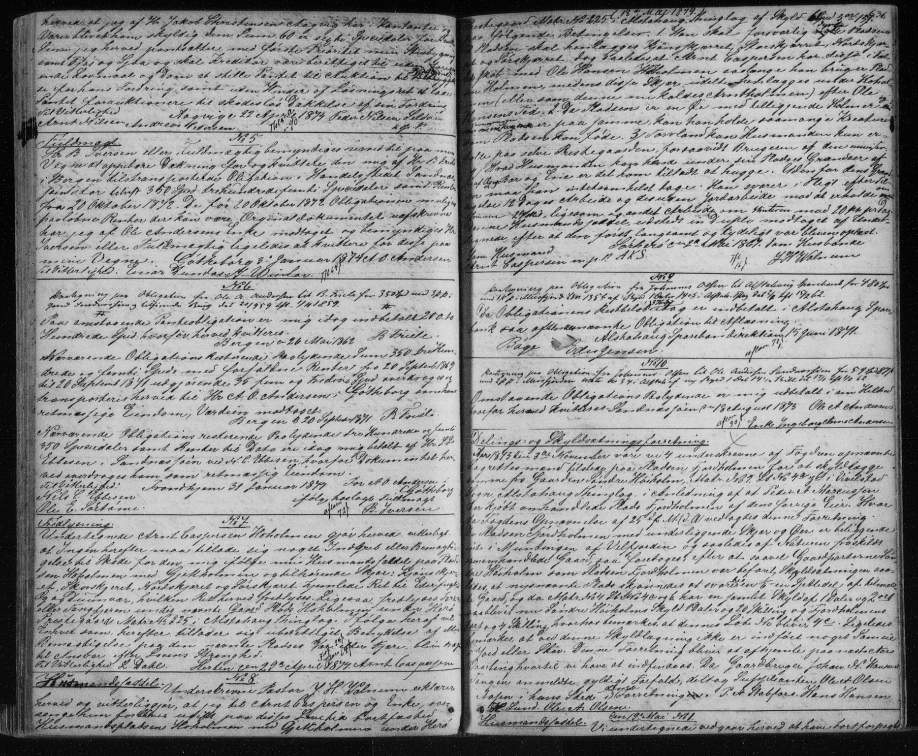 Søndre Helgeland sorenskriveri, SAT/A-4575/1/2/2C/L0002: Pantebok nr. 13, 1864-1877, s. 636