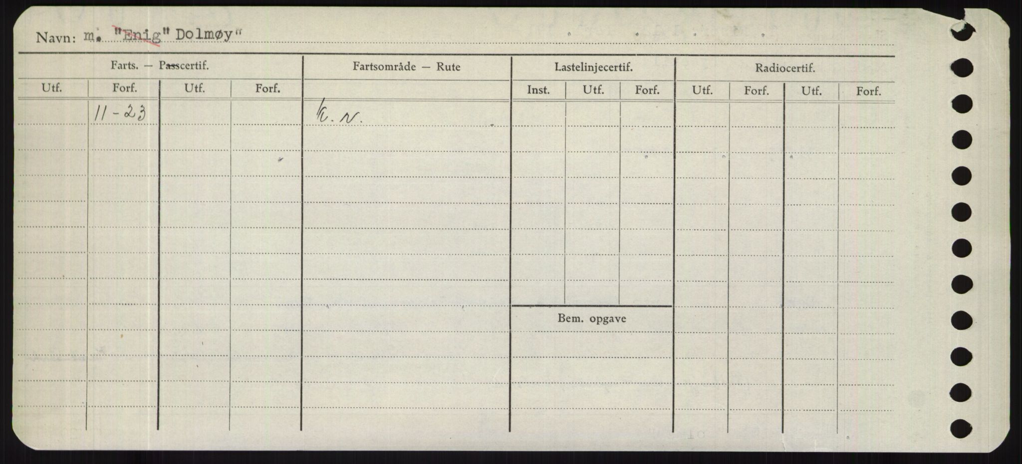 Sjøfartsdirektoratet med forløpere, Skipsmålingen, RA/S-1627/H/Hd/L0008: Fartøy, C-D, s. 564