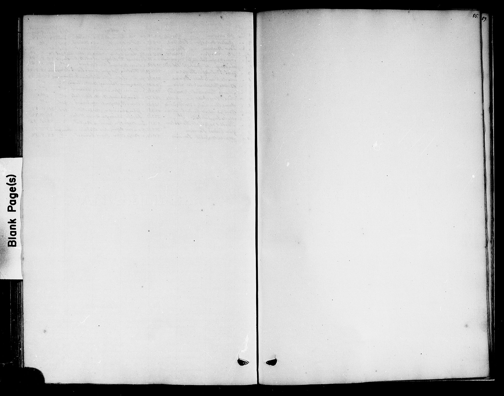Haus sokneprestembete, SAB/A-75601: Residerende kapellans bok nr. A 3, 1850-1867, s. 85