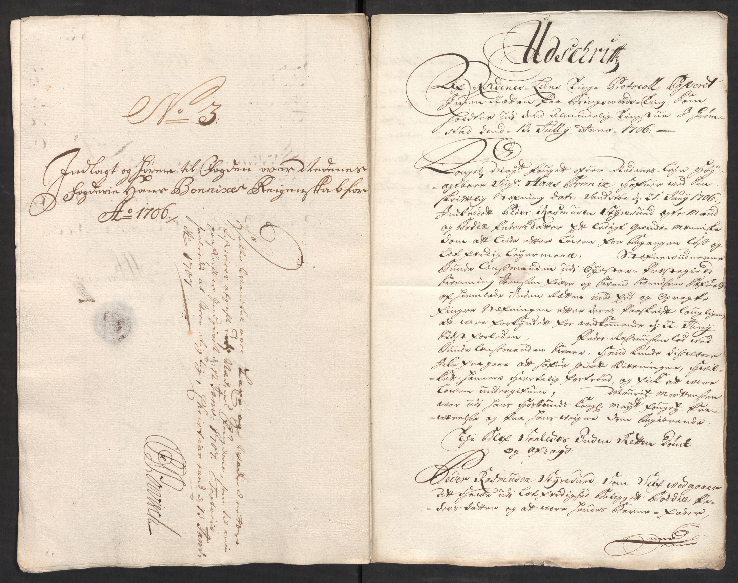 Rentekammeret inntil 1814, Reviderte regnskaper, Fogderegnskap, RA/EA-4092/R39/L2318: Fogderegnskap Nedenes, 1706-1709, s. 24