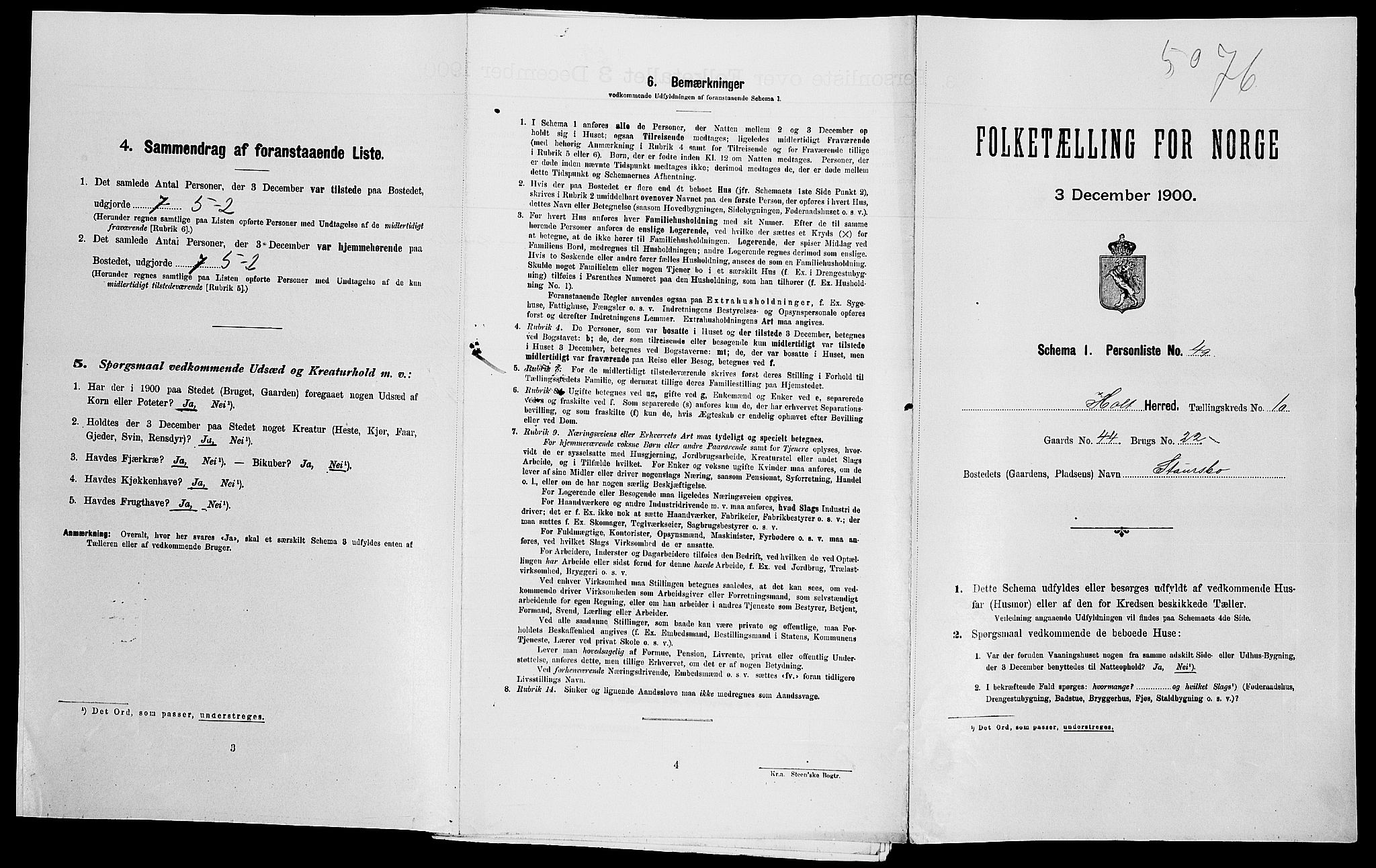 SAK, Folketelling 1900 for 0914 Holt herred, 1900, s. 1510