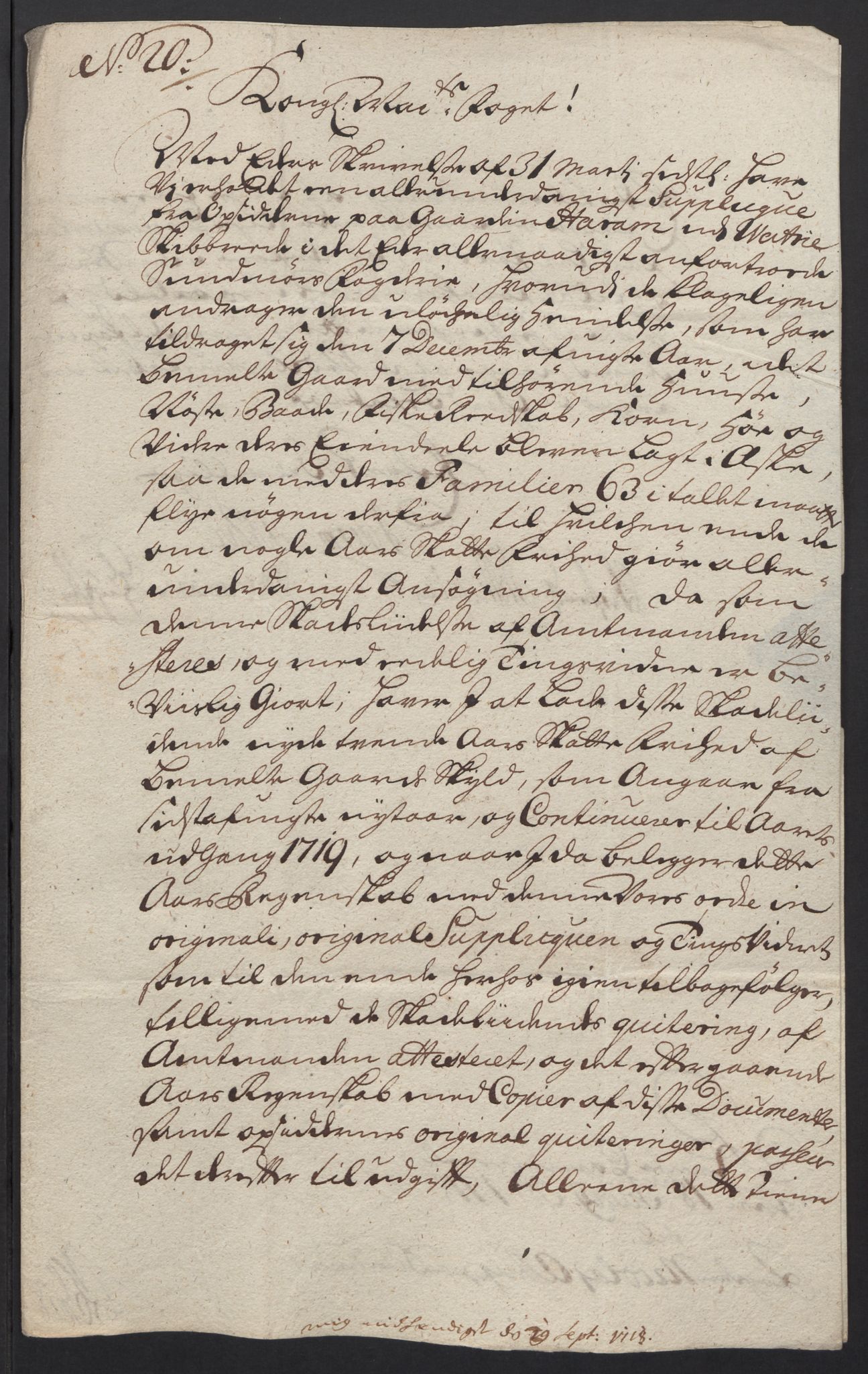 Rentekammeret inntil 1814, Reviderte regnskaper, Fogderegnskap, AV/RA-EA-4092/R54/L3570: Fogderegnskap Sunnmøre, 1718, s. 163