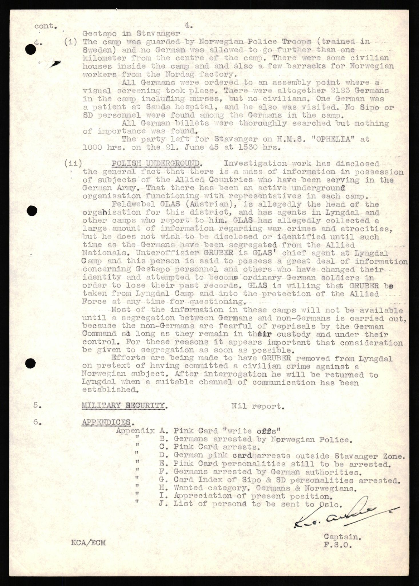 Forsvaret, Forsvarets overkommando II, AV/RA-RAFA-3915/D/Db/L0017: CI Questionaires. Tyske okkupasjonsstyrker i Norge. Tyskere., 1945-1946, s. 223