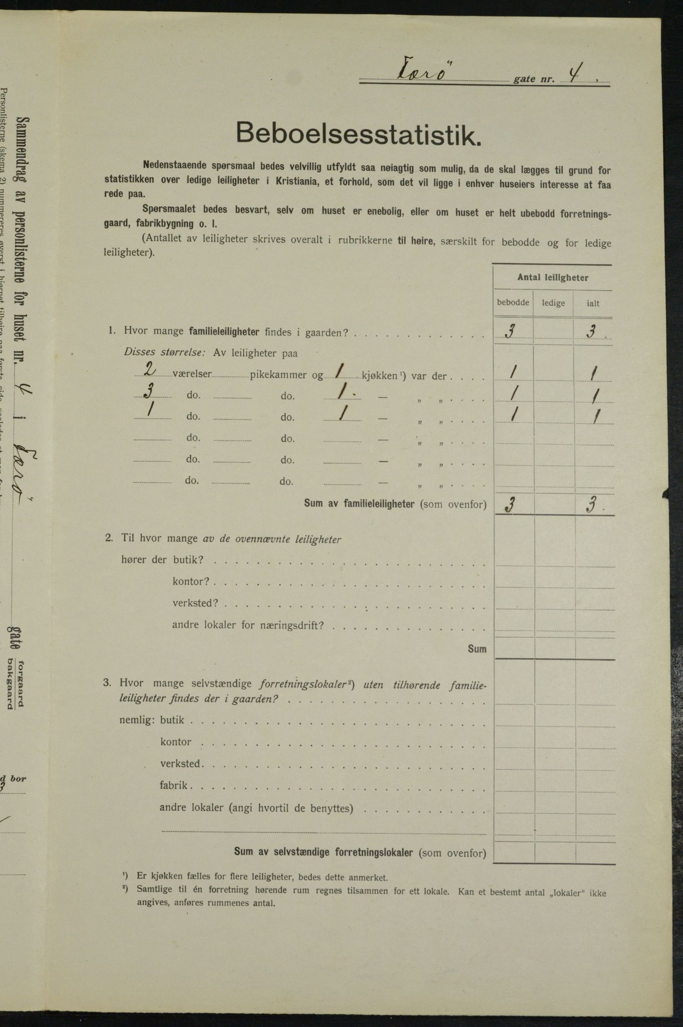 OBA, Kommunal folketelling 1.2.1913 for Kristiania, 1913, s. 2503