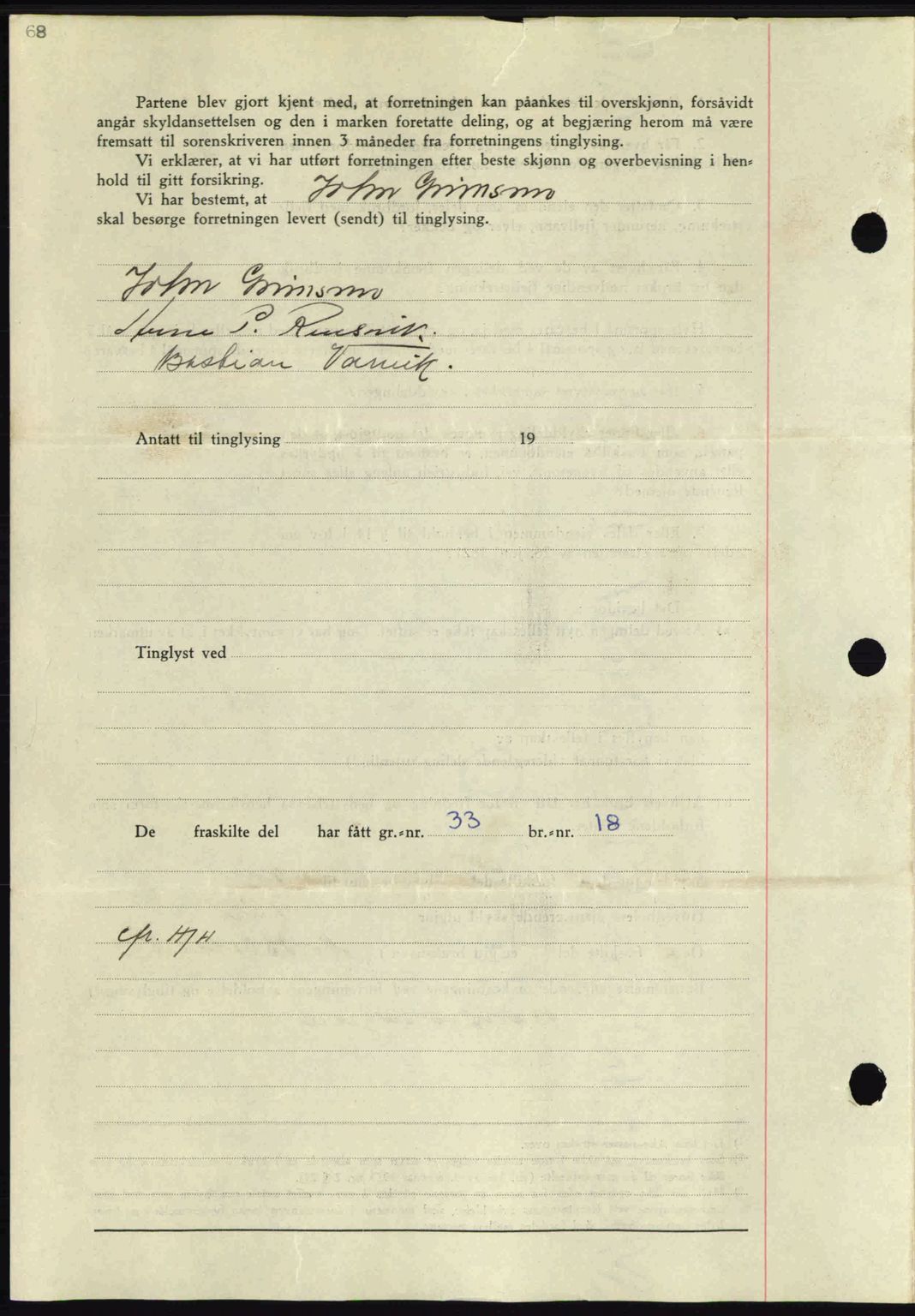 Nordmøre sorenskriveri, AV/SAT-A-4132/1/2/2Ca: Pantebok nr. A82, 1937-1938, Dagboknr: 2060/1937