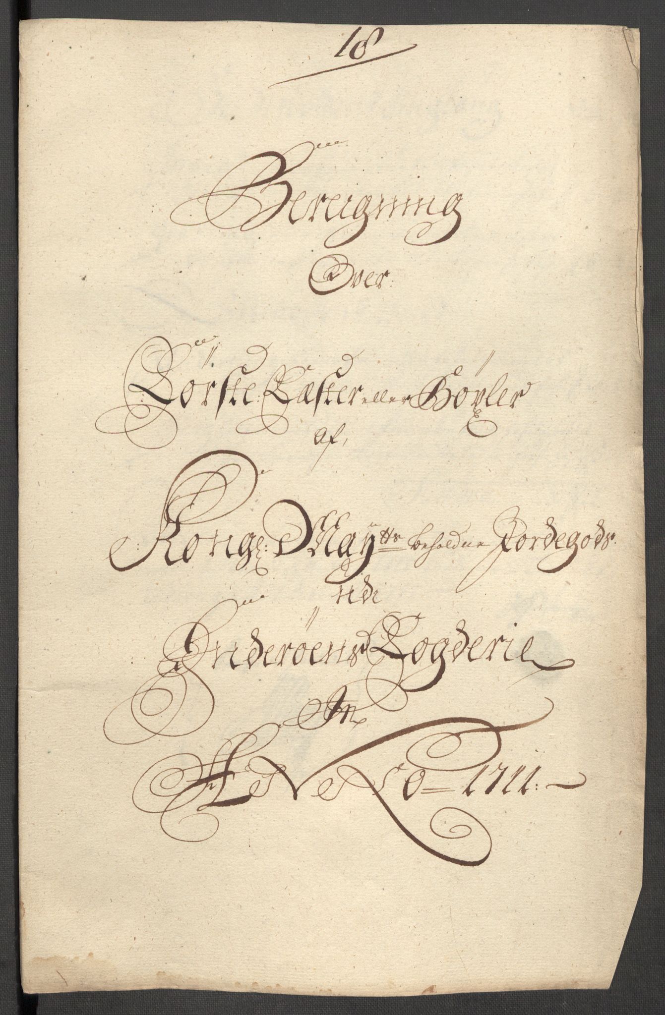 Rentekammeret inntil 1814, Reviderte regnskaper, Fogderegnskap, RA/EA-4092/R63/L4319: Fogderegnskap Inderøy, 1711, s. 353