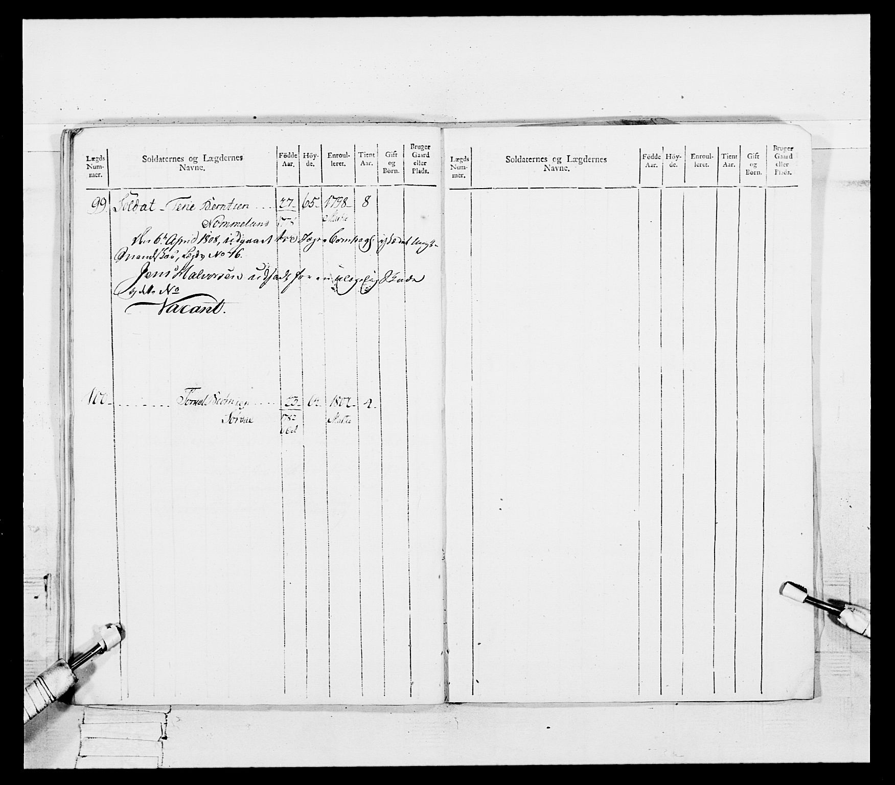 Generalitets- og kommissariatskollegiet, Det kongelige norske kommissariatskollegium, RA/EA-5420/E/Eh/L0109: Vesterlenske nasjonale infanteriregiment, 1806, s. 32