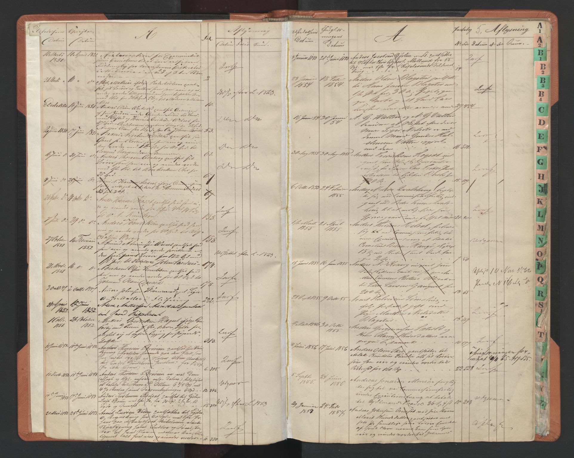 Nordmøre sorenskriveri, SAT/A-4132/1/2/2B/L0001: Panteregister nr. 1, 1844-1865, s. 5