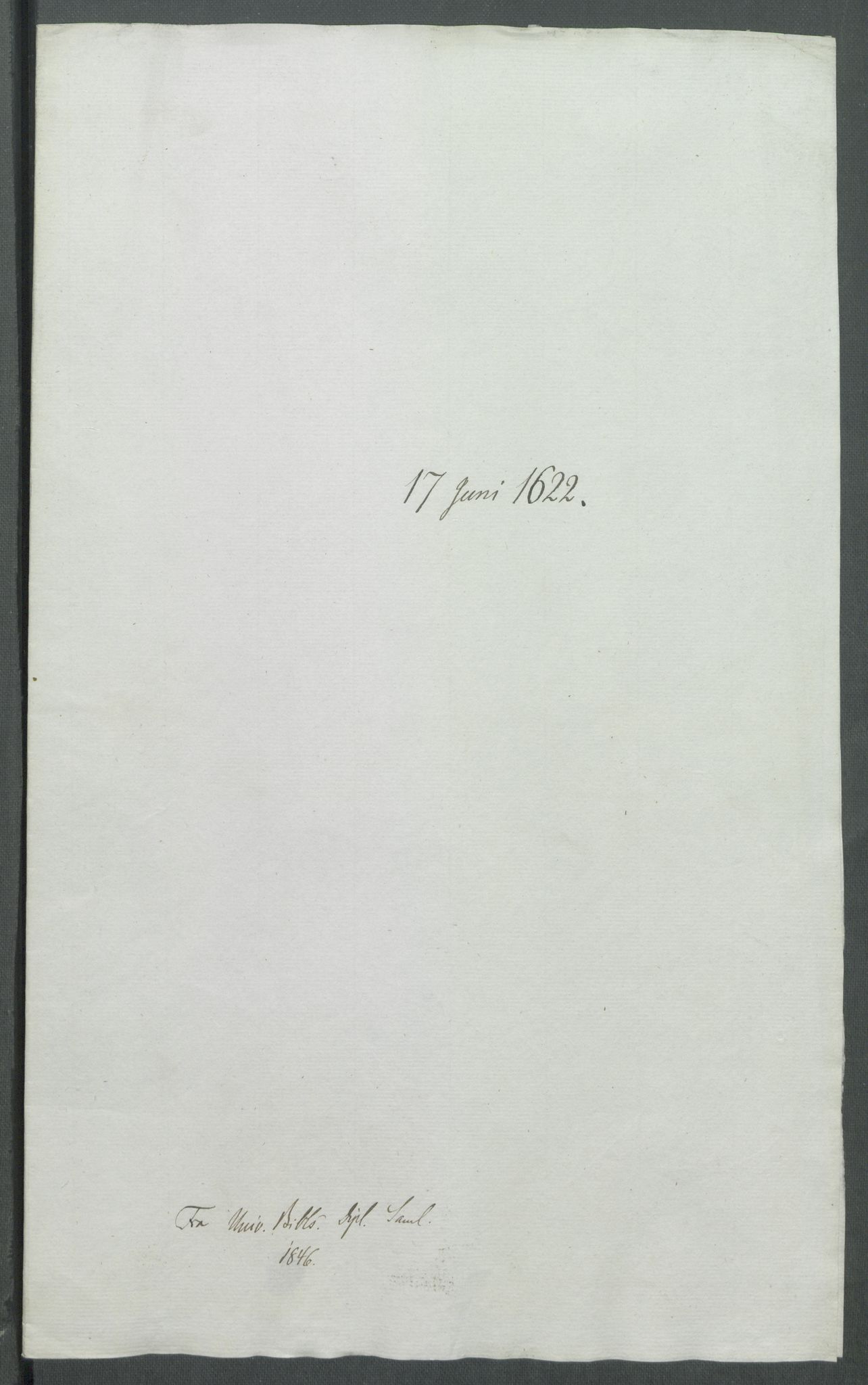 Riksarkivets diplomsamling, AV/RA-EA-5965/F02/L0130: Dokumenter, 1622, s. 55