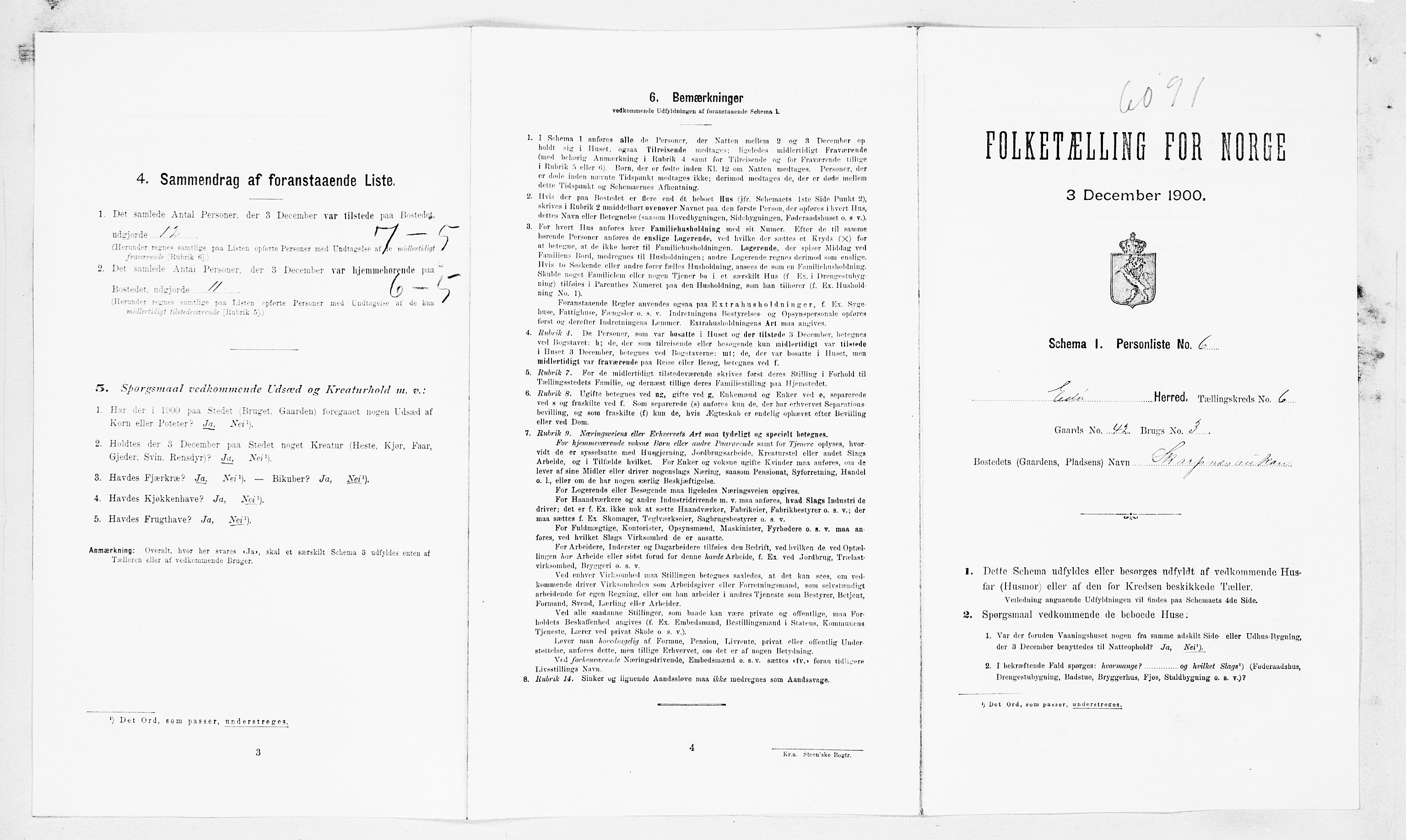 SAT, Folketelling 1900 for 1573 Edøy herred, 1900, s. 466