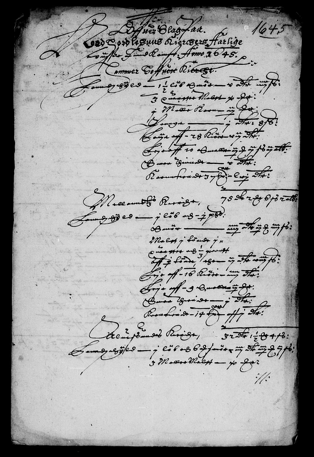 Rentekammeret inntil 1814, Reviderte regnskaper, Lensregnskaper, AV/RA-EA-5023/R/Rb/Rbt/L0100: Bergenhus len, 1641-1646