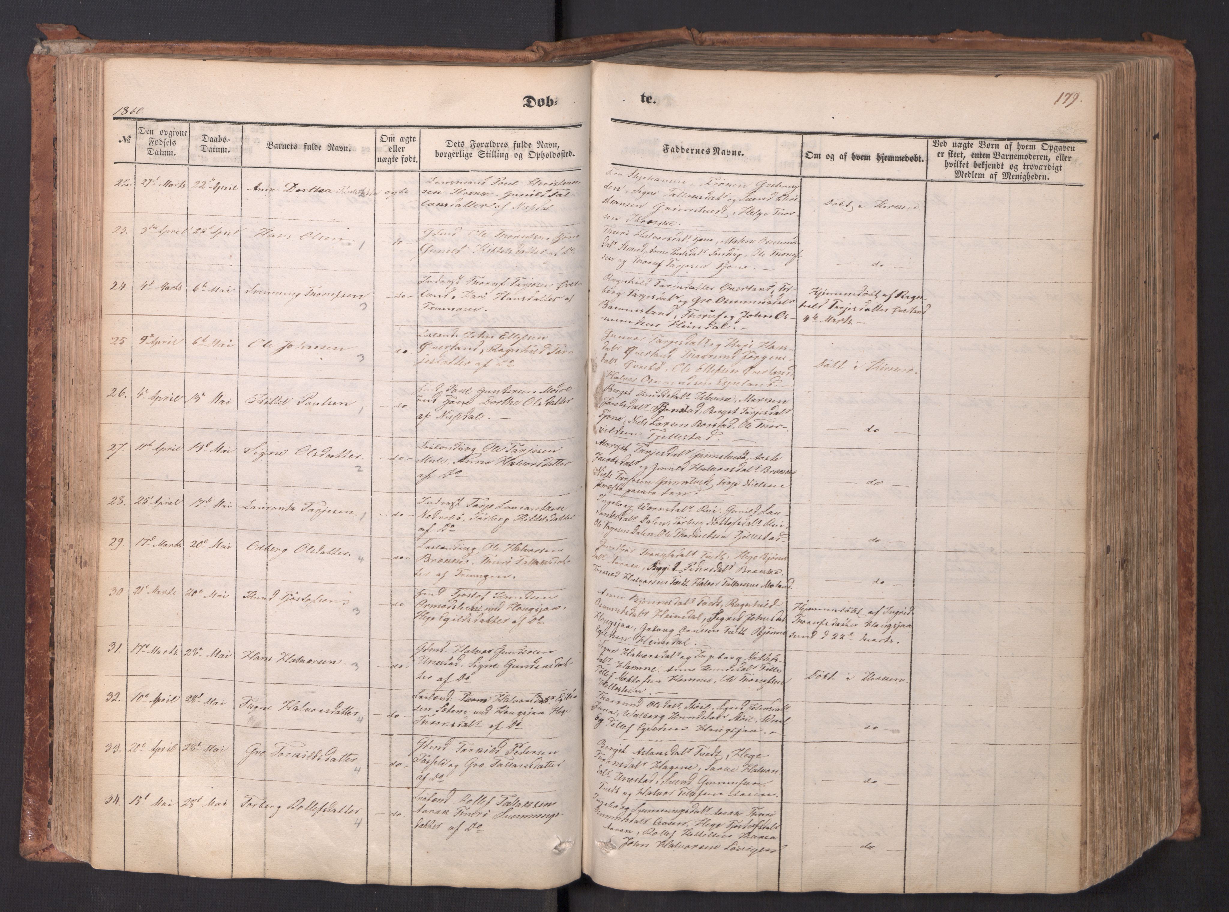 Nissedal kirkebøker, SAKO/A-288/F/Fa/L0003: Ministerialbok nr. I 3, 1846-1870