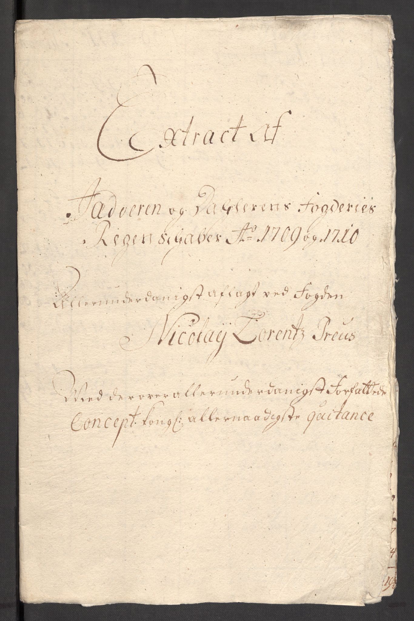 Rentekammeret inntil 1814, Reviderte regnskaper, Fogderegnskap, RA/EA-4092/R46/L2734: Fogderegnskap Jæren og Dalane, 1709-1710, s. 227