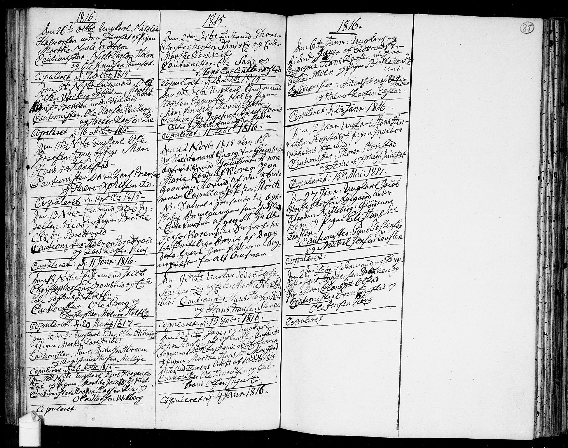 Ullensaker prestekontor Kirkebøker, SAO/A-10236a/F/Fa/L0011: Ministerialbok nr. I 11, 1777-1816, s. 85