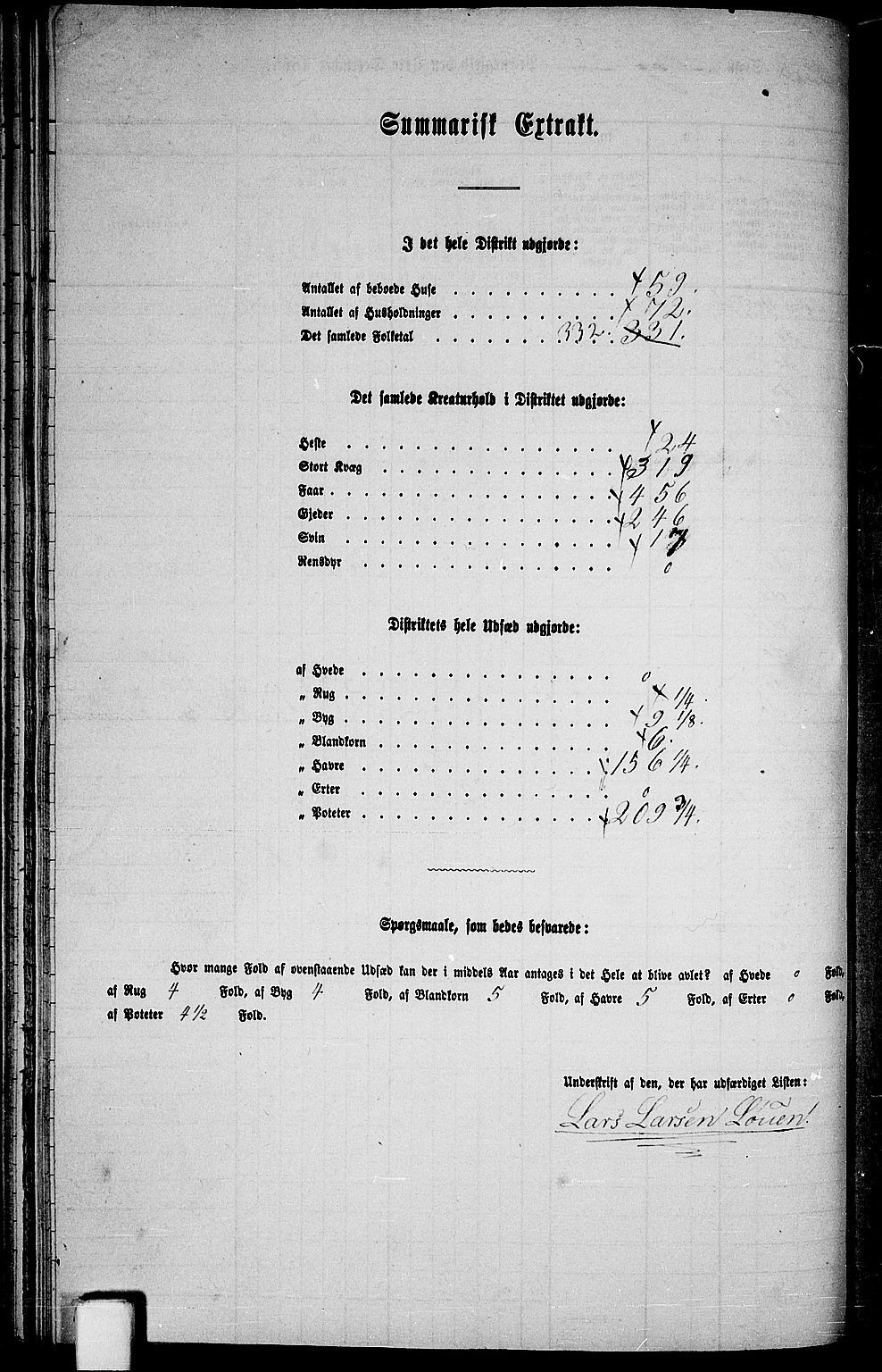 RA, Folketelling 1865 for 1034P Hægebostad prestegjeld, 1865, s. 57