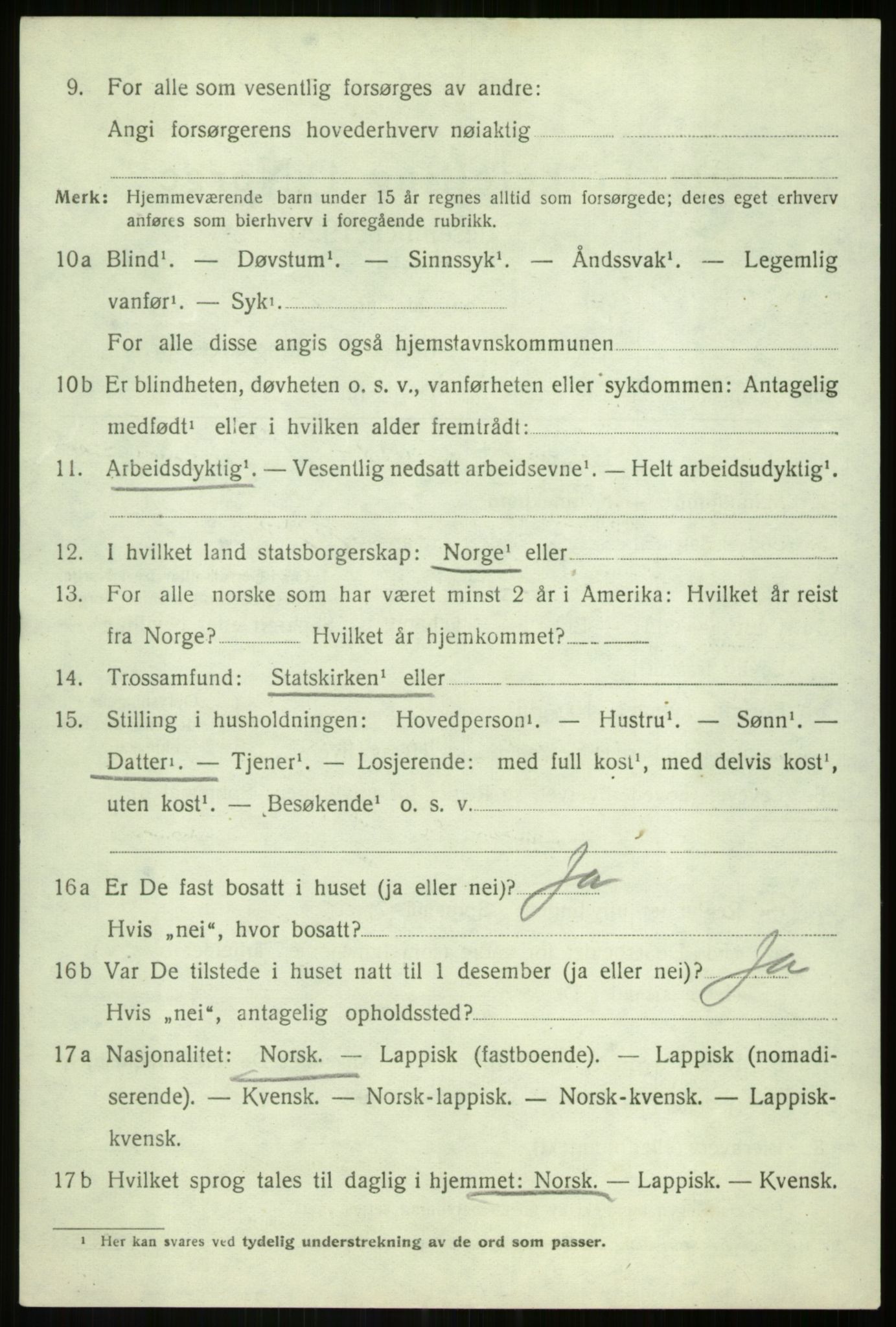SATØ, Folketelling 1920 for 1928 Torsken herred, 1920, s. 1605