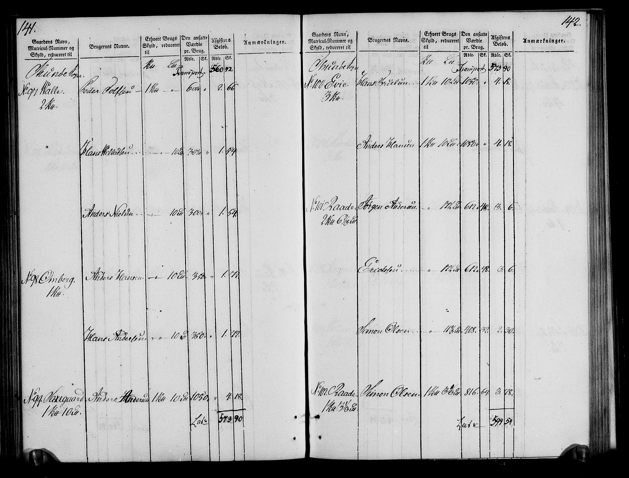 Rentekammeret inntil 1814, Realistisk ordnet avdeling, AV/RA-EA-4070/N/Ne/Nea/L0009: Moss, Tune og Veme fogderi. Oppebørselsregister, 1803-1804, s. 73