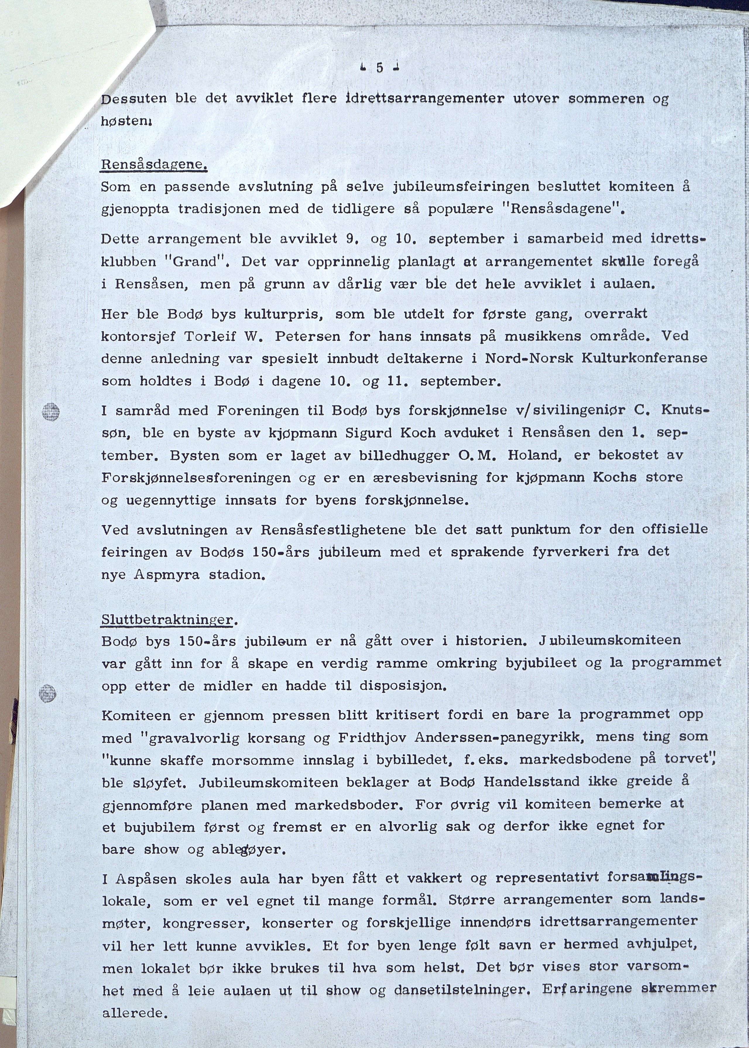 Byjubileet i Arendal 1973 , AAKS/KA0906-492a/E/E03/L0001: Andre Byjubileum, 1961-1970