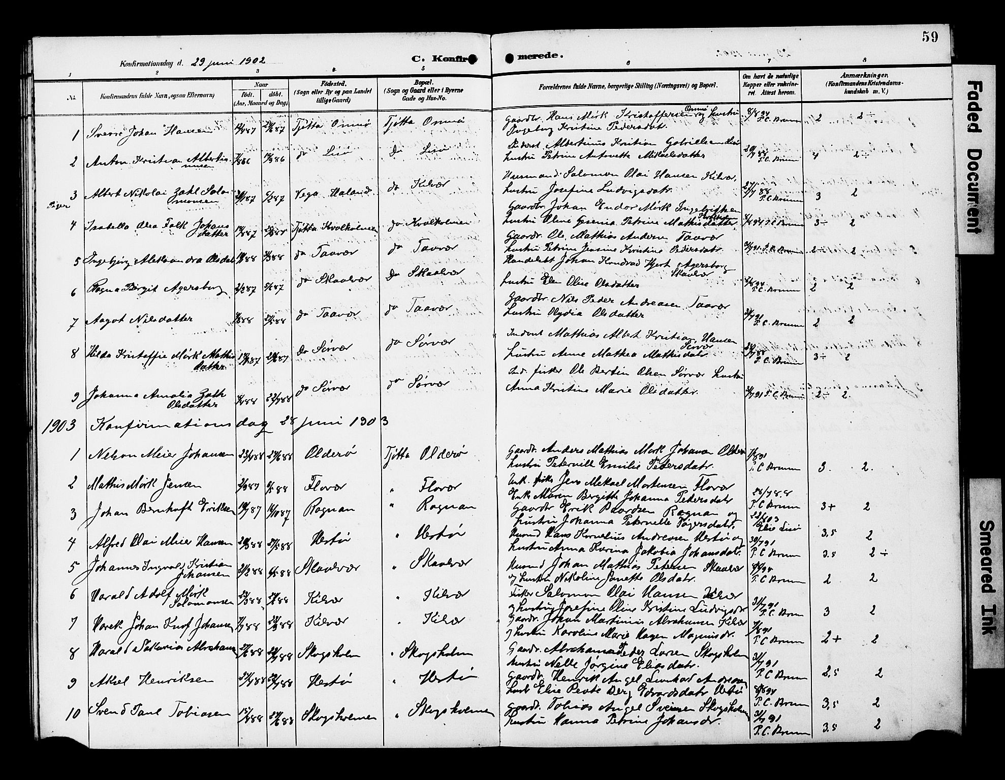 Ministerialprotokoller, klokkerbøker og fødselsregistre - Nordland, AV/SAT-A-1459/818/L0273: Klokkerbok nr. 818C01, 1893-1928, s. 59