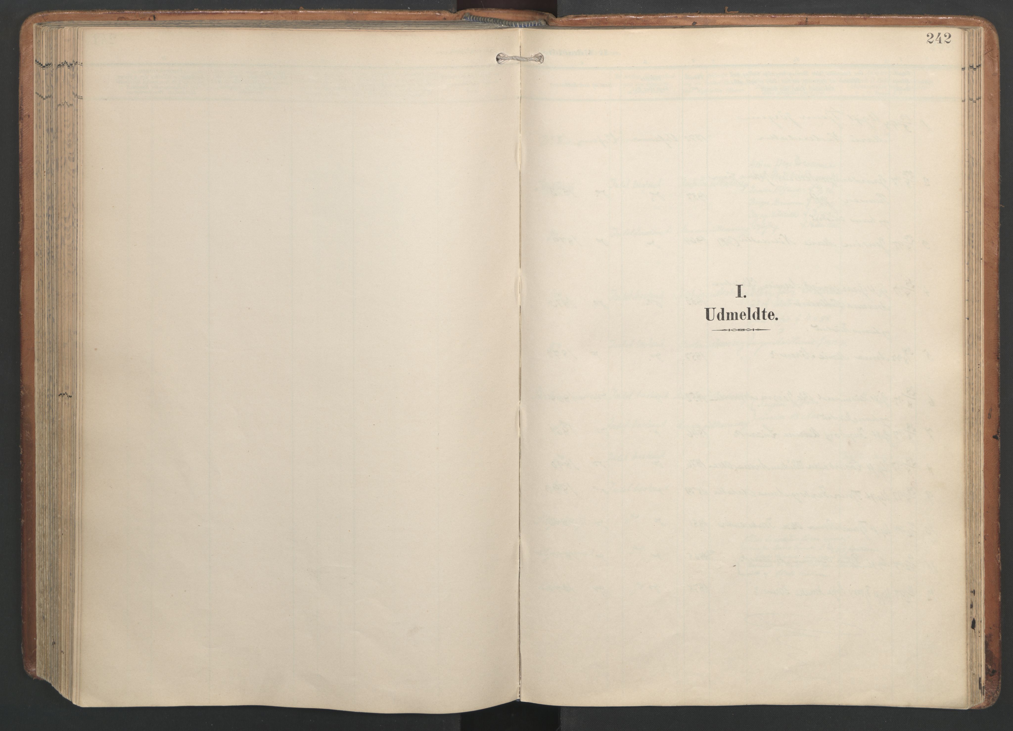 Ministerialprotokoller, klokkerbøker og fødselsregistre - Nordland, SAT/A-1459/820/L0298: Ministerialbok nr. 820A19, 1897-1915, s. 242