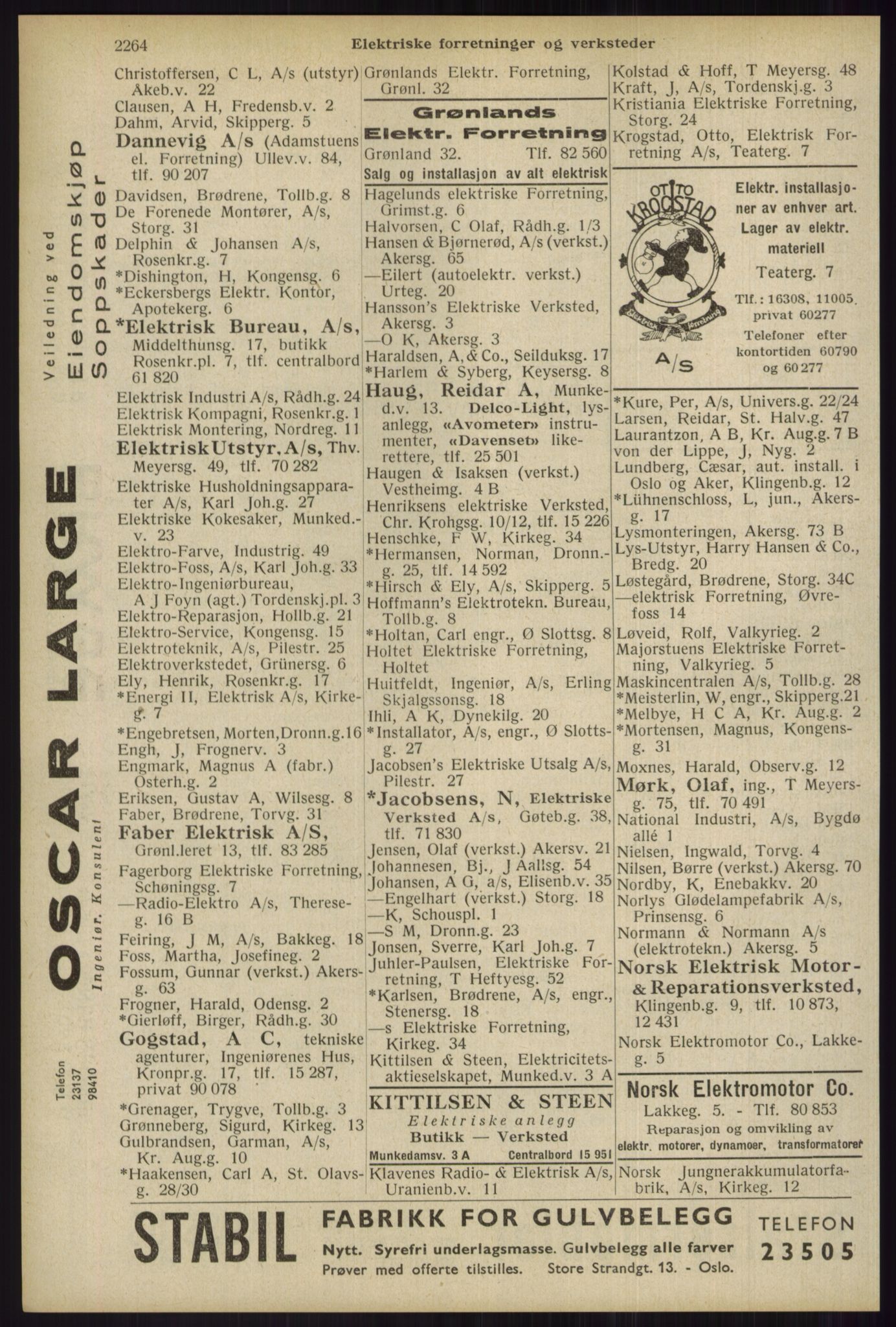 Kristiania/Oslo adressebok, PUBL/-, 1934, s. 2264