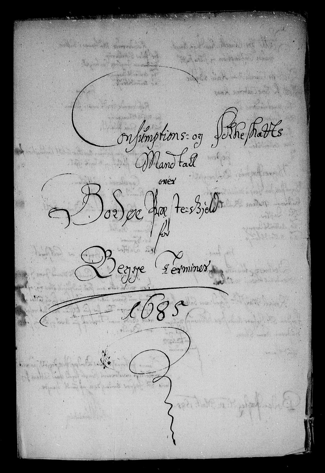 Rentekammeret inntil 1814, Reviderte regnskaper, Stiftamtstueregnskaper, Trondheim stiftamt og Nordland amt, AV/RA-EA-6044/R/Rg/L0082: Trondheim stiftamt og Nordland amt, 1685