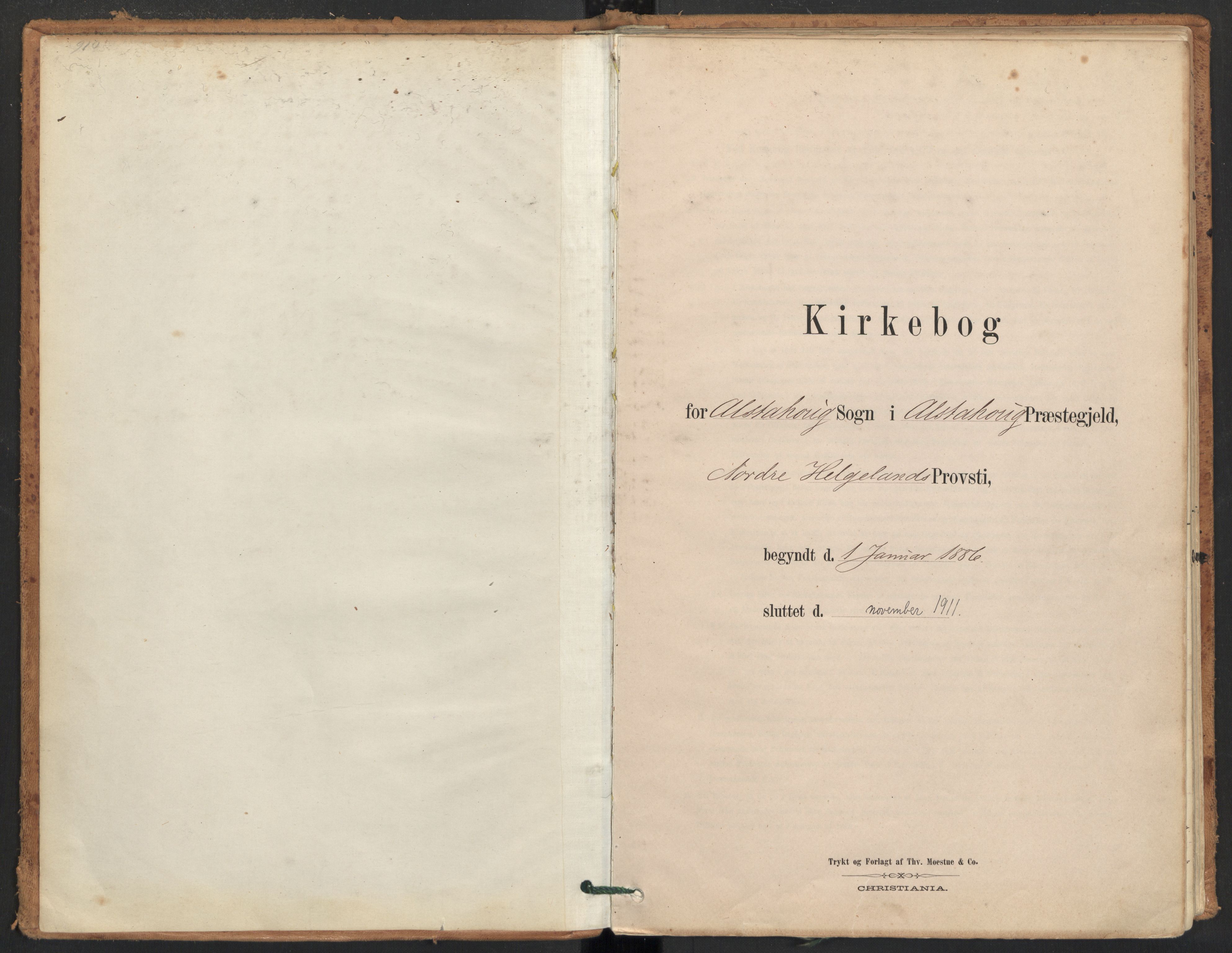 Ministerialprotokoller, klokkerbøker og fødselsregistre - Nordland, SAT/A-1459/830/L0453: Ministerialbok nr. 830A17, 1886-1911