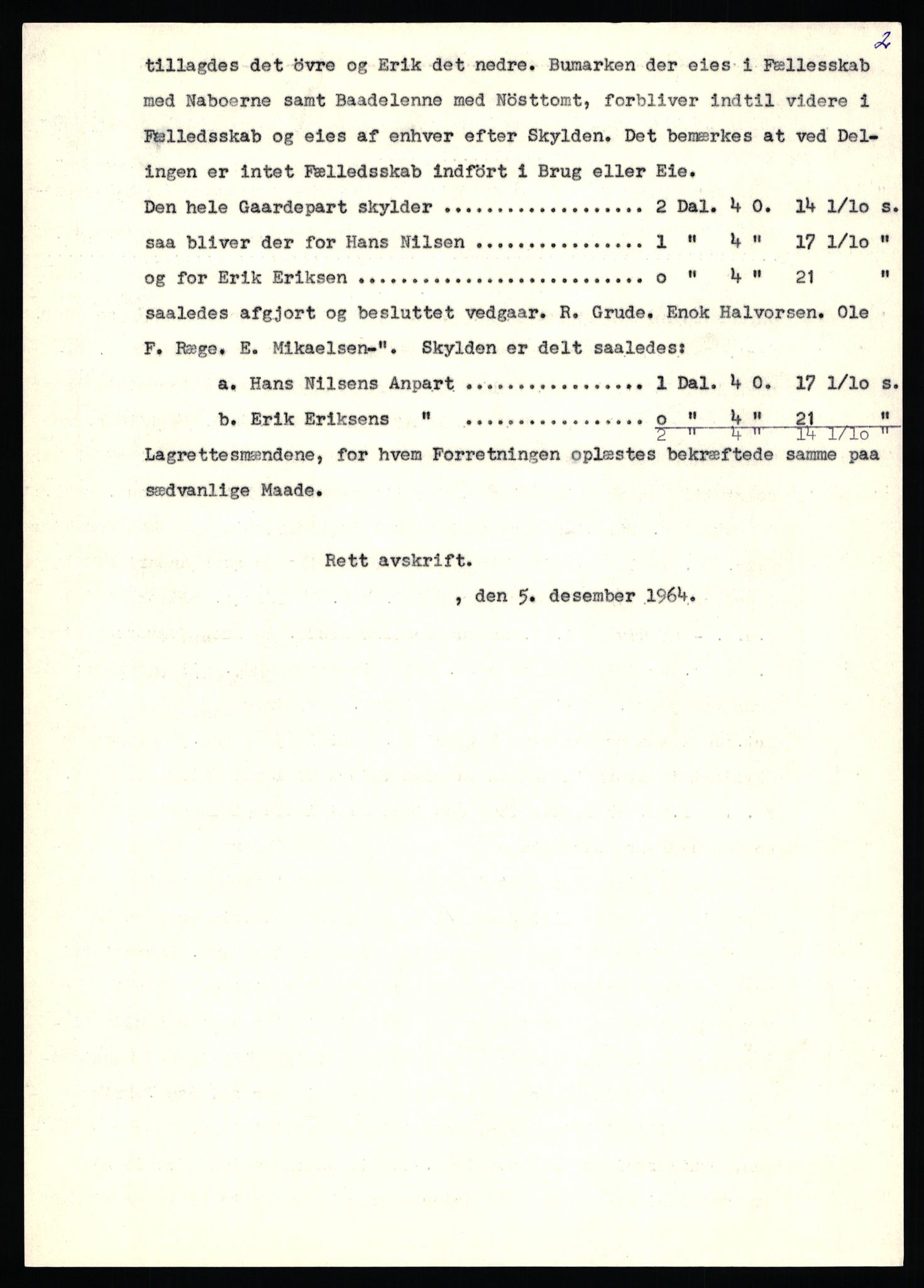 Statsarkivet i Stavanger, AV/SAST-A-101971/03/Y/Yj/L0087: Avskrifter sortert etter gårdsnavn: Tjemsland nordre - Todhammer, 1750-1930, s. 154