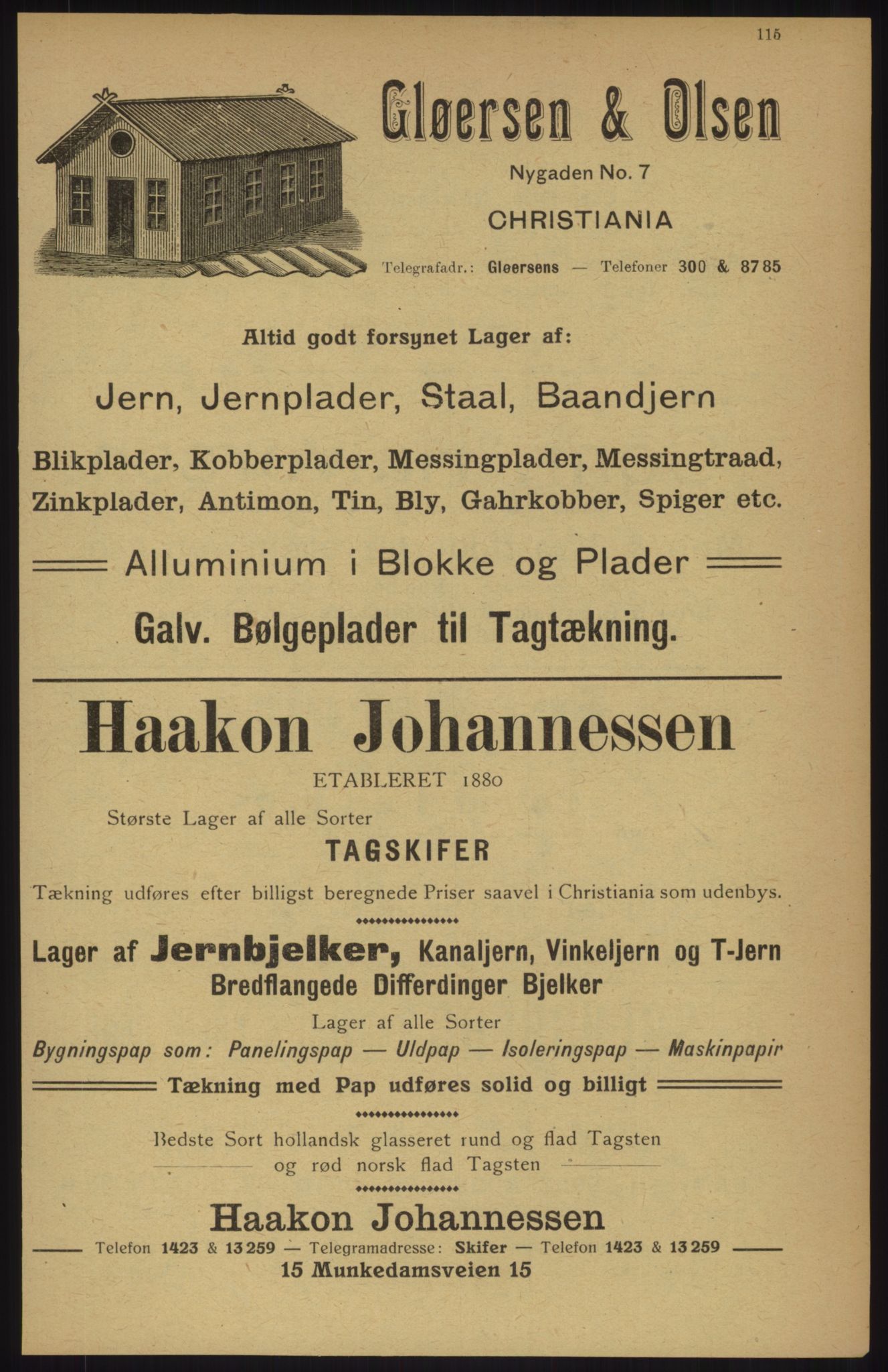 Kristiania/Oslo adressebok, PUBL/-, 1914, s. 115