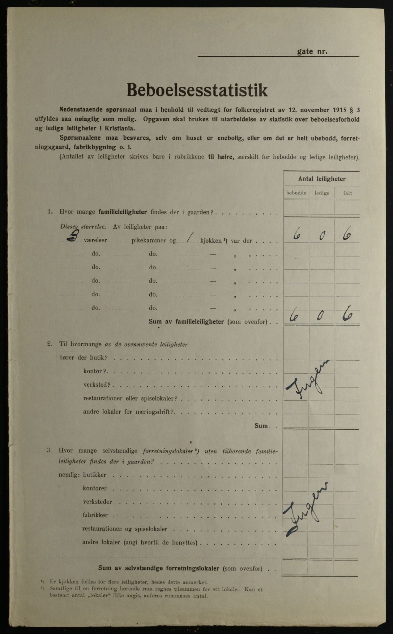 OBA, Kommunal folketelling 1.12.1923 for Kristiania, 1923, s. 2783