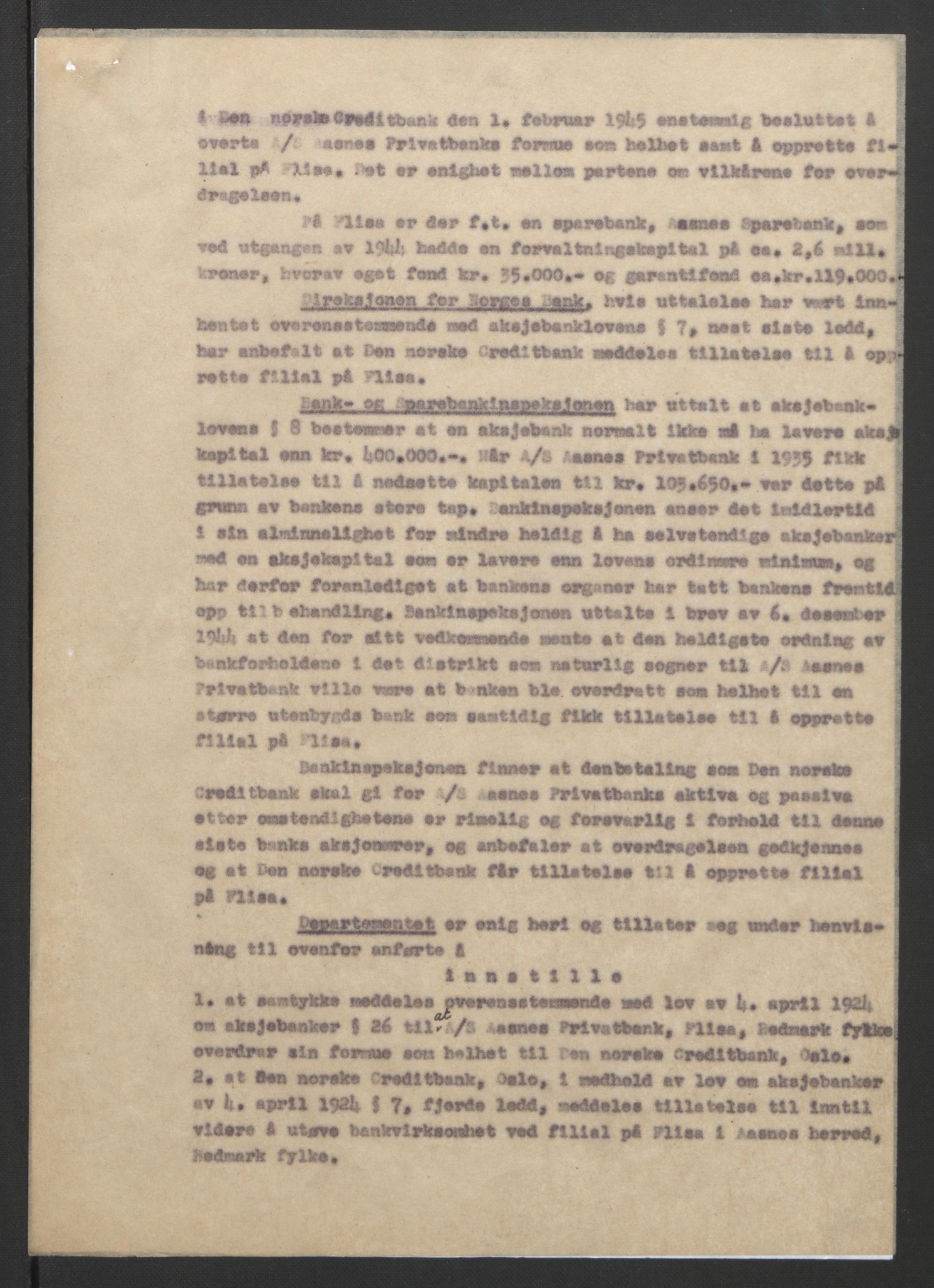 NS-administrasjonen 1940-1945 (Statsrådsekretariatet, de kommisariske statsråder mm), RA/S-4279/D/Db/L0090: Foredrag til vedtak utenfor ministermøte, 1942-1945, s. 689