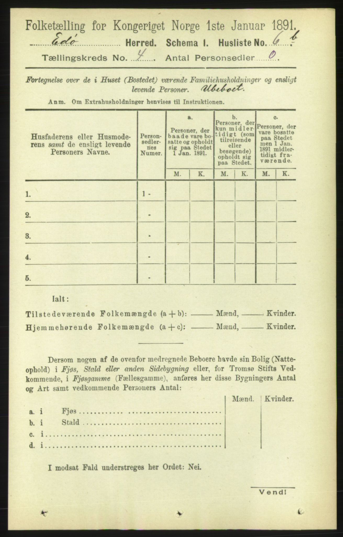 RA, Folketelling 1891 for 1573 Edøy herred, 1891, s. 921