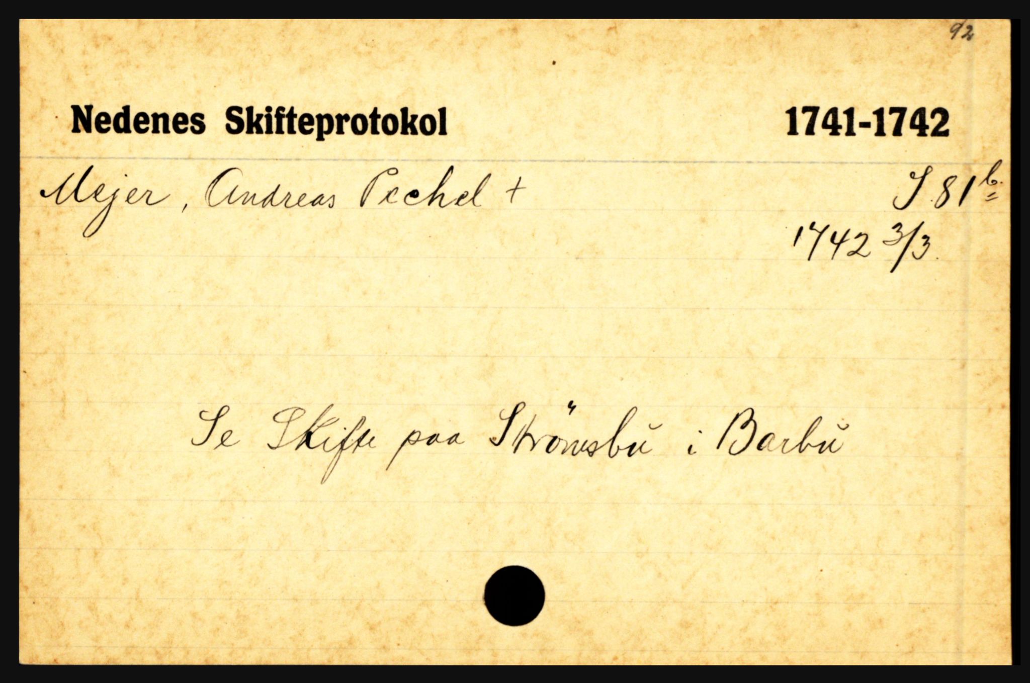 Nedenes sorenskriveri før 1824, AV/SAK-1221-0007/H, s. 19433