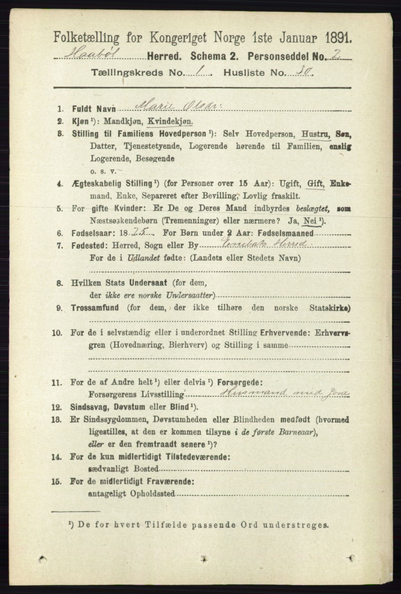 RA, Folketelling 1891 for 0138 Hobøl herred, 1891, s. 360