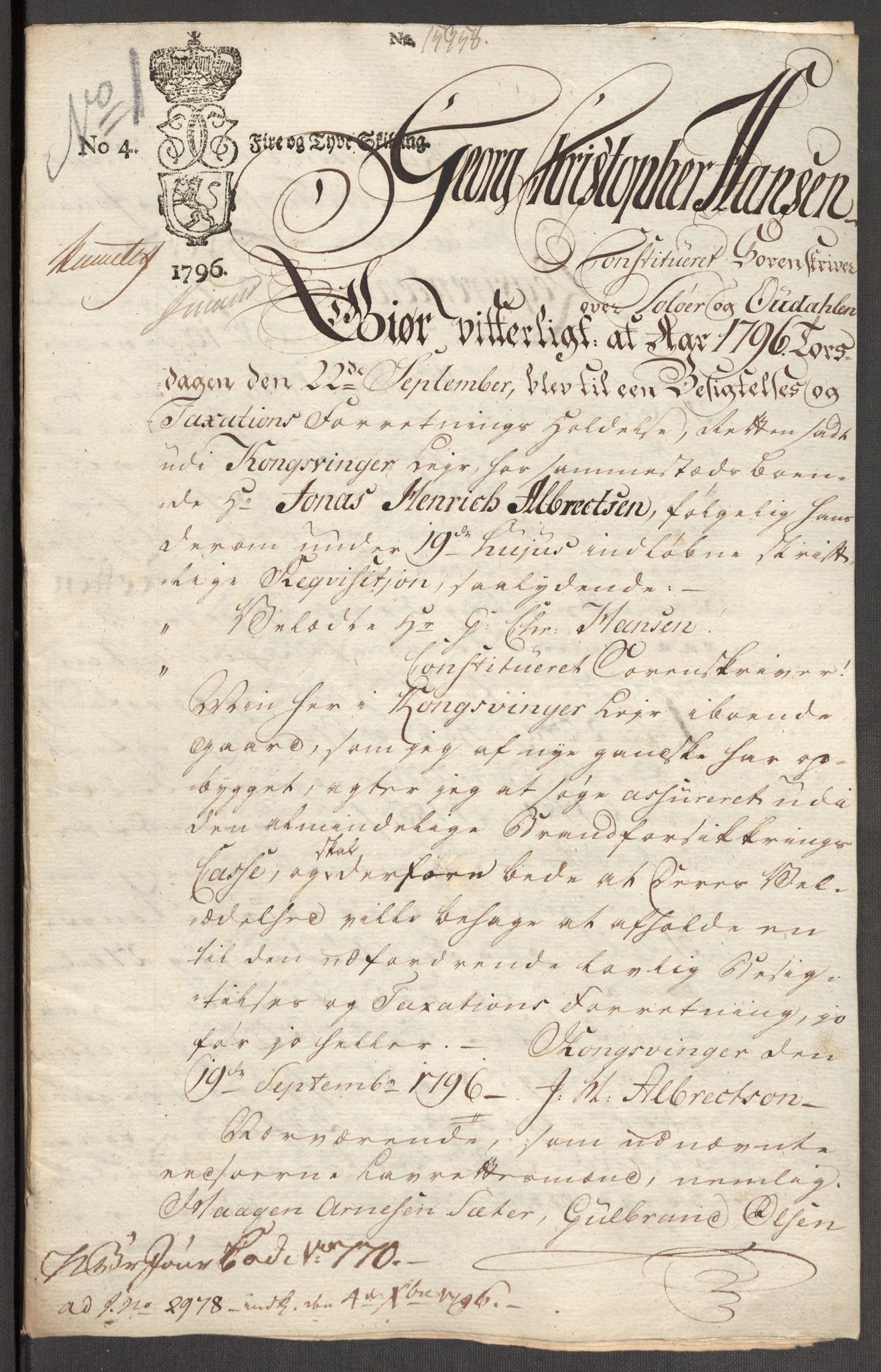 Kommersekollegiet, Brannforsikringskontoret 1767-1814, RA/EA-5458/F/Fb/L0066/0002: Hedemarkens amt / Forandringer, 1796-1813