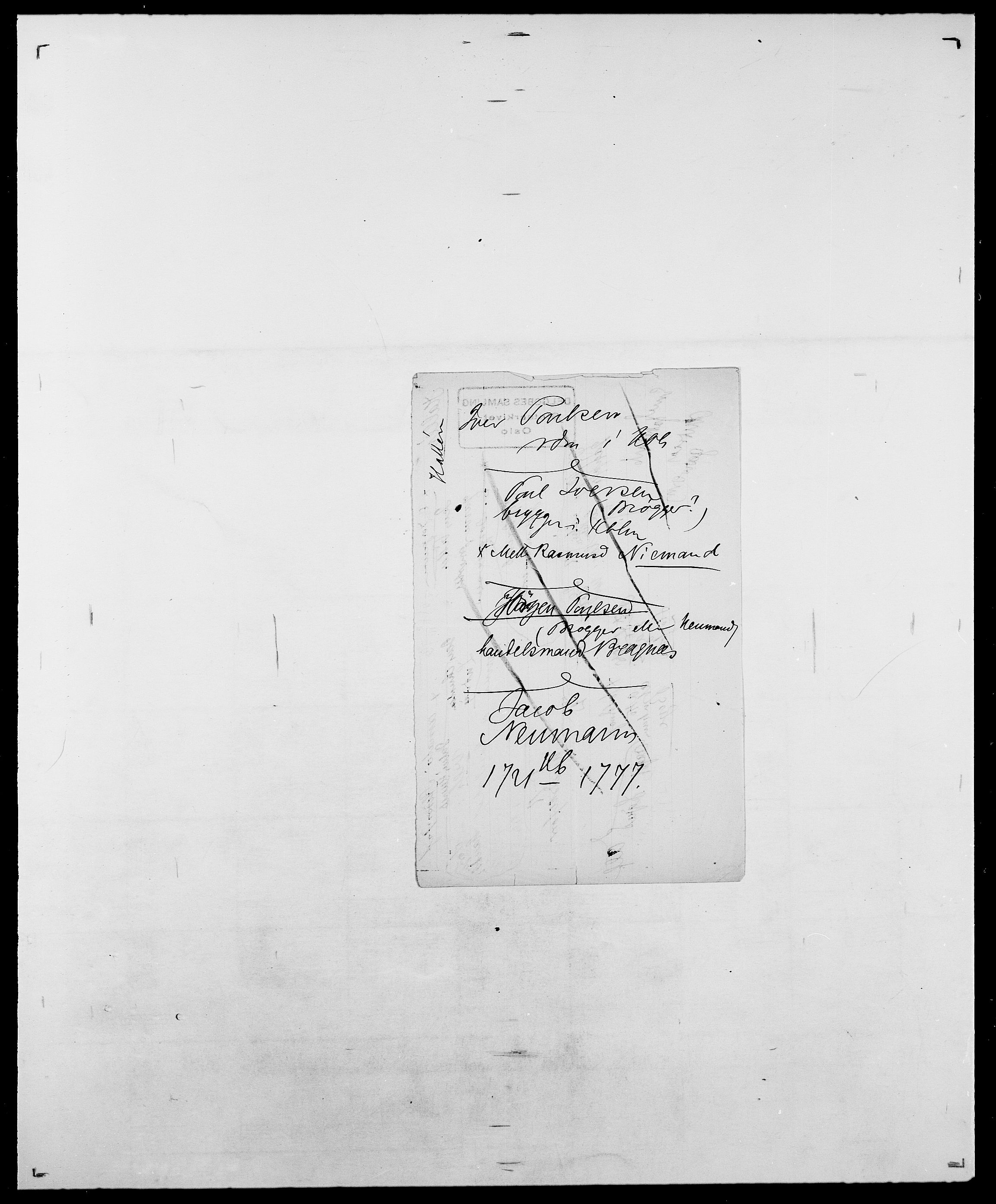Delgobe, Charles Antoine - samling, SAO/PAO-0038/D/Da/L0015: Grodtshilling - Halvorsæth, s. 776