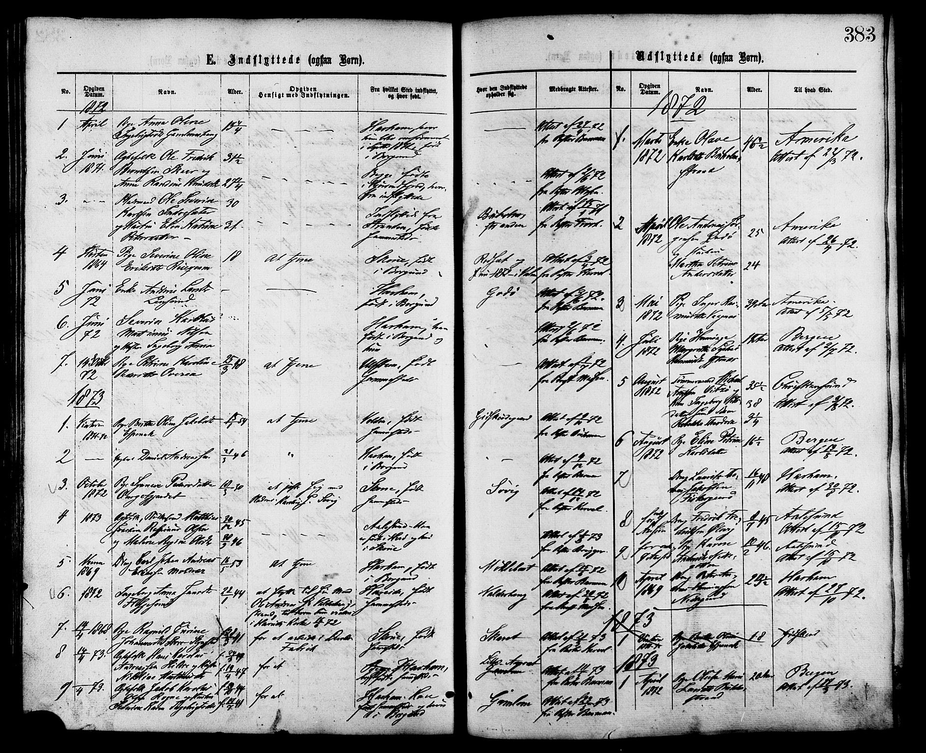 Ministerialprotokoller, klokkerbøker og fødselsregistre - Møre og Romsdal, AV/SAT-A-1454/528/L0399: Ministerialbok nr. 528A10, 1864-1879, s. 383