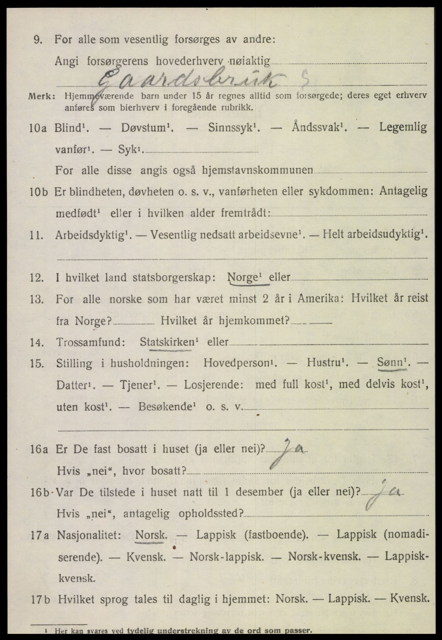 SAT, Folketelling 1920 for 1751 Nærøy herred, 1920, s. 1288