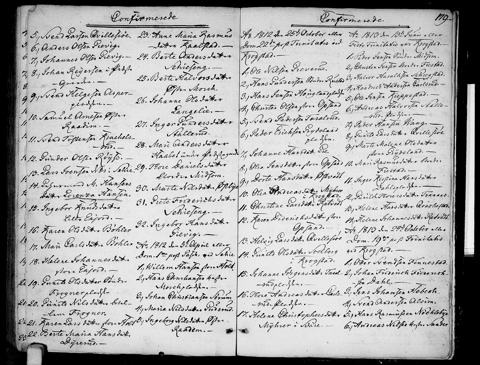 Kråkstad prestekontor Kirkebøker, AV/SAO-A-10125a/F/Fa/L0002: Ministerialbok nr. I 2, 1786-1814, s. 179